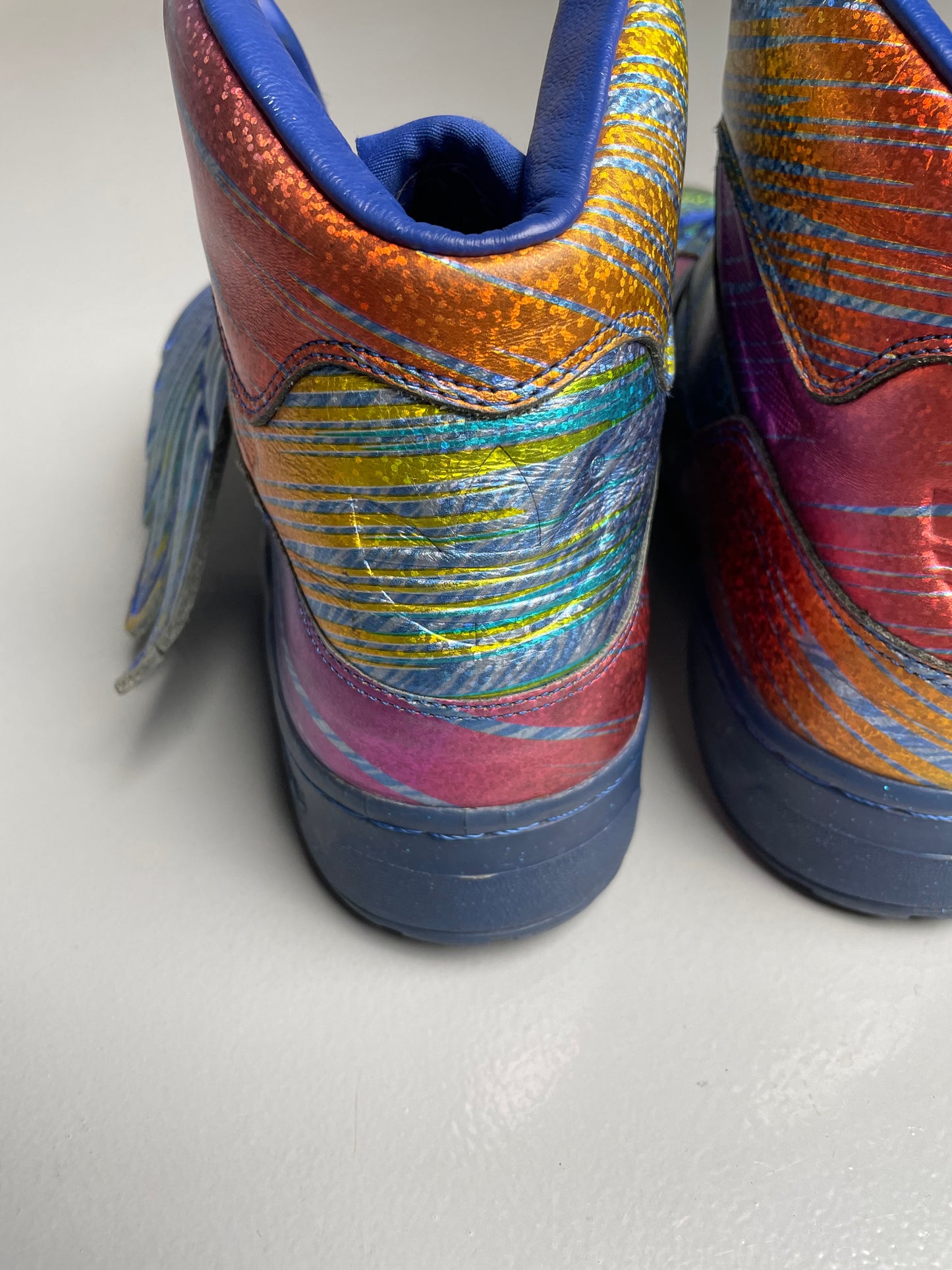 adidas Originals by Jeremy Scott S/S 2013 JS Wings "Hologram" - size 44 2/3