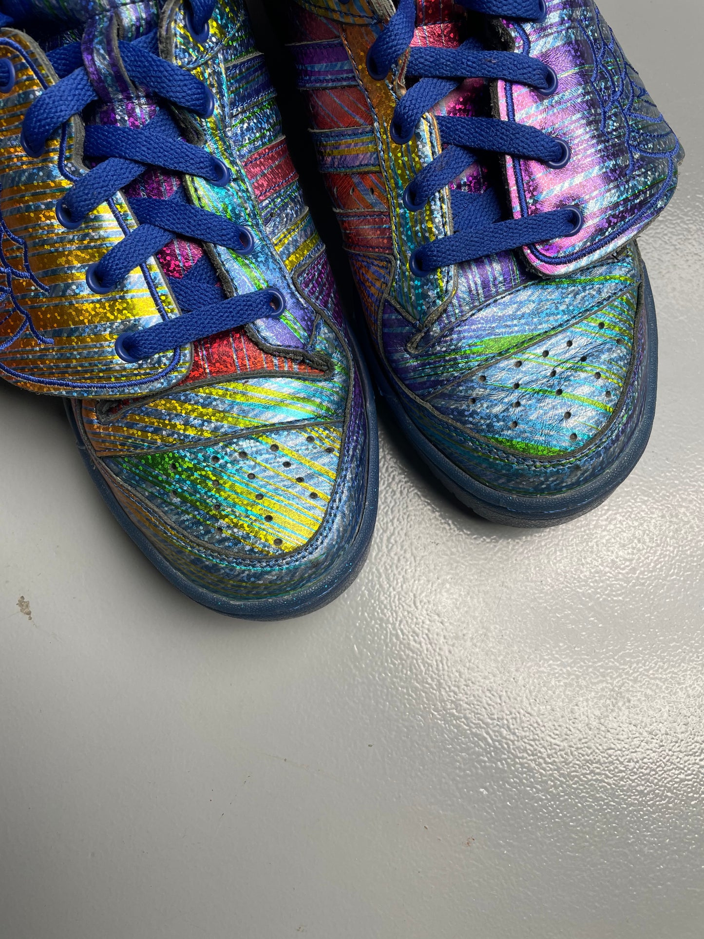 adidas Originals by Jeremy Scott S/S 2013 JS Wings "Hologram" - size 44 2/3