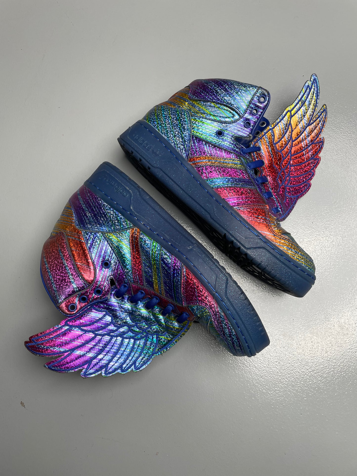 adidas Originals by Jeremy Scott S/S 2013 JS Wings "Hologram" - size 44 2/3