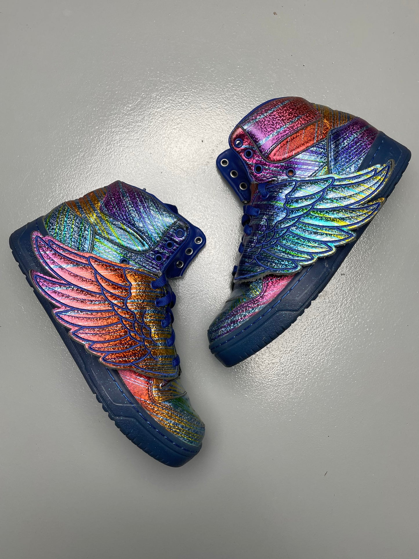 adidas Originals by Jeremy Scott S/S 2013 JS Wings "Hologram" - size 44 2/3