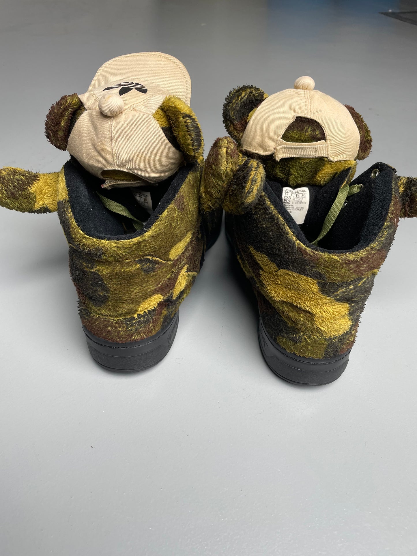 adidas Originals by Jeremy Scott S/S 2013 JS Camo Bear - size 42 2/3