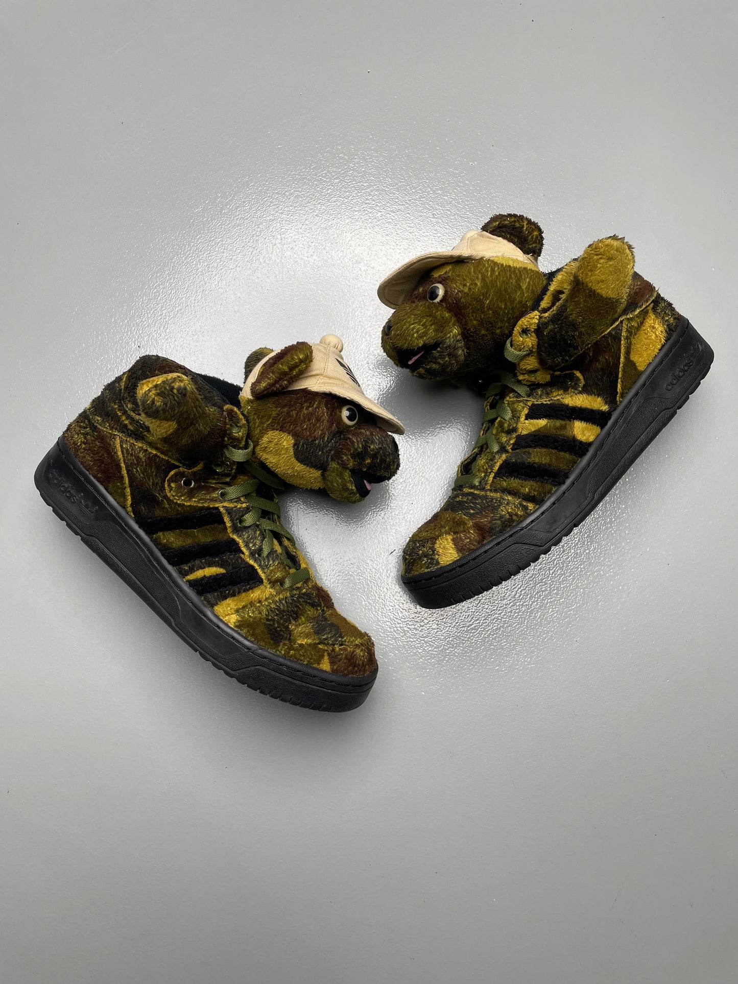 adidas Originals by Jeremy Scott S/S 2013 JS Camo Bear - size 42 2/3