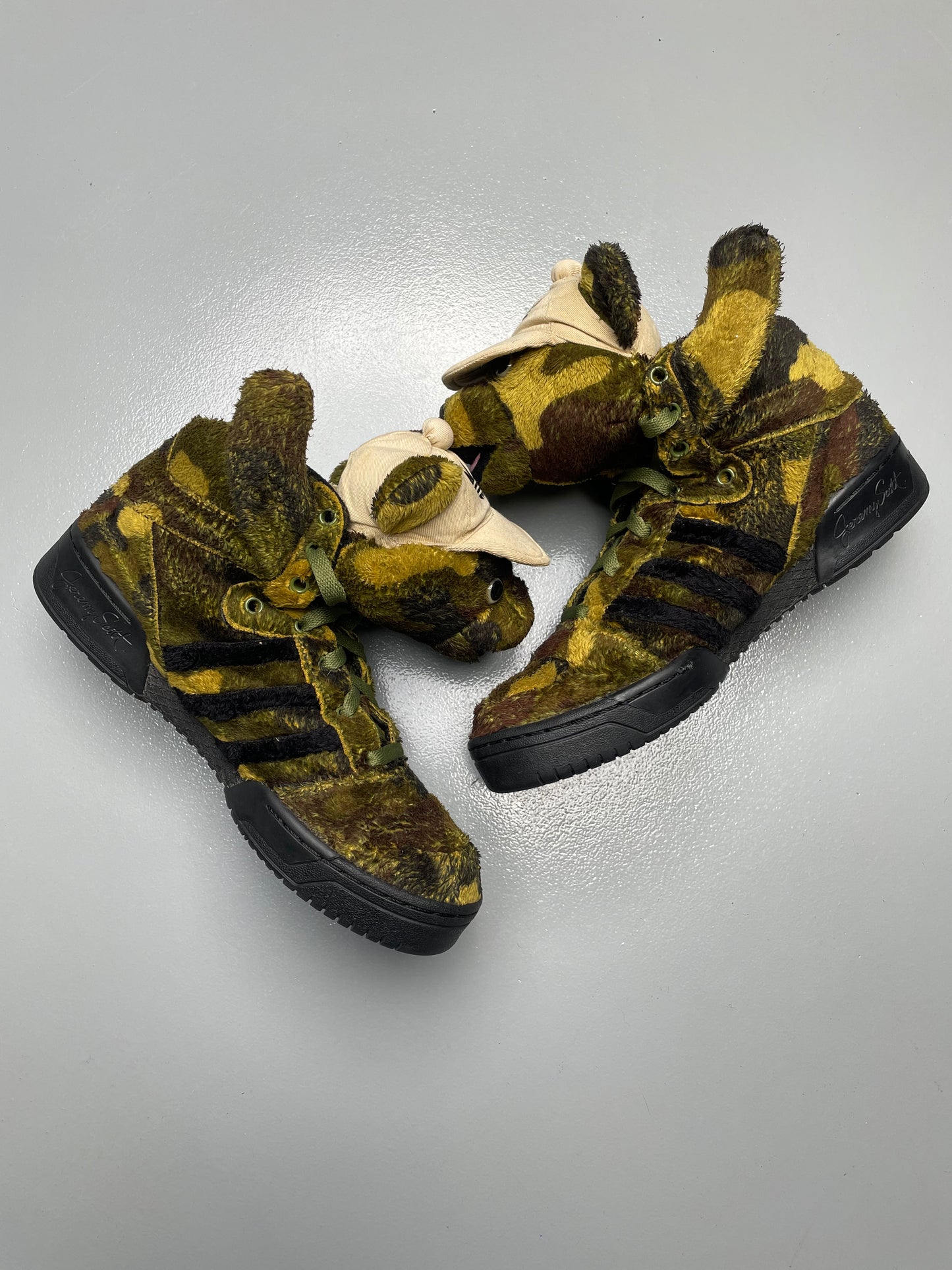 adidas Originals by Jeremy Scott S/S 2013 JS Camo Bear - size 42 2/3