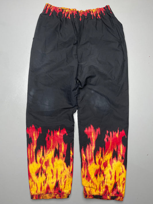 Bernhard Willhelm A/W 2004 flame pants - size L