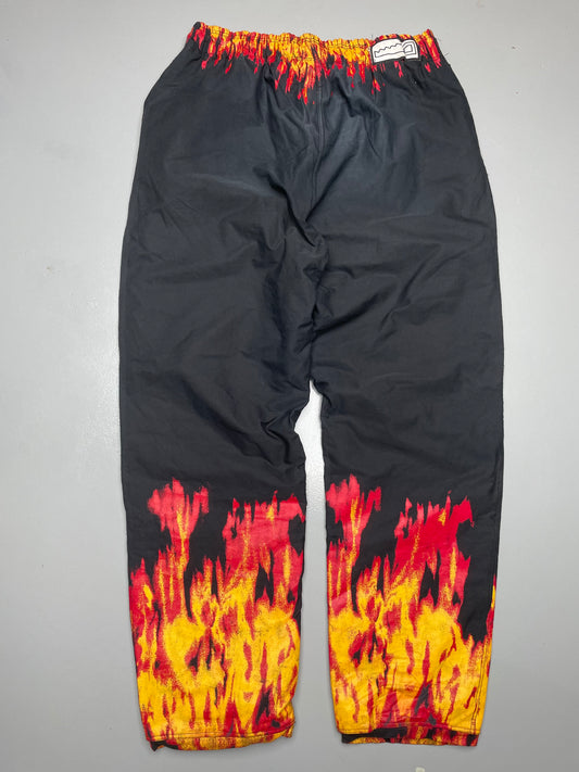 Bernhard Willhelm A/W 2004 flame pants - size L