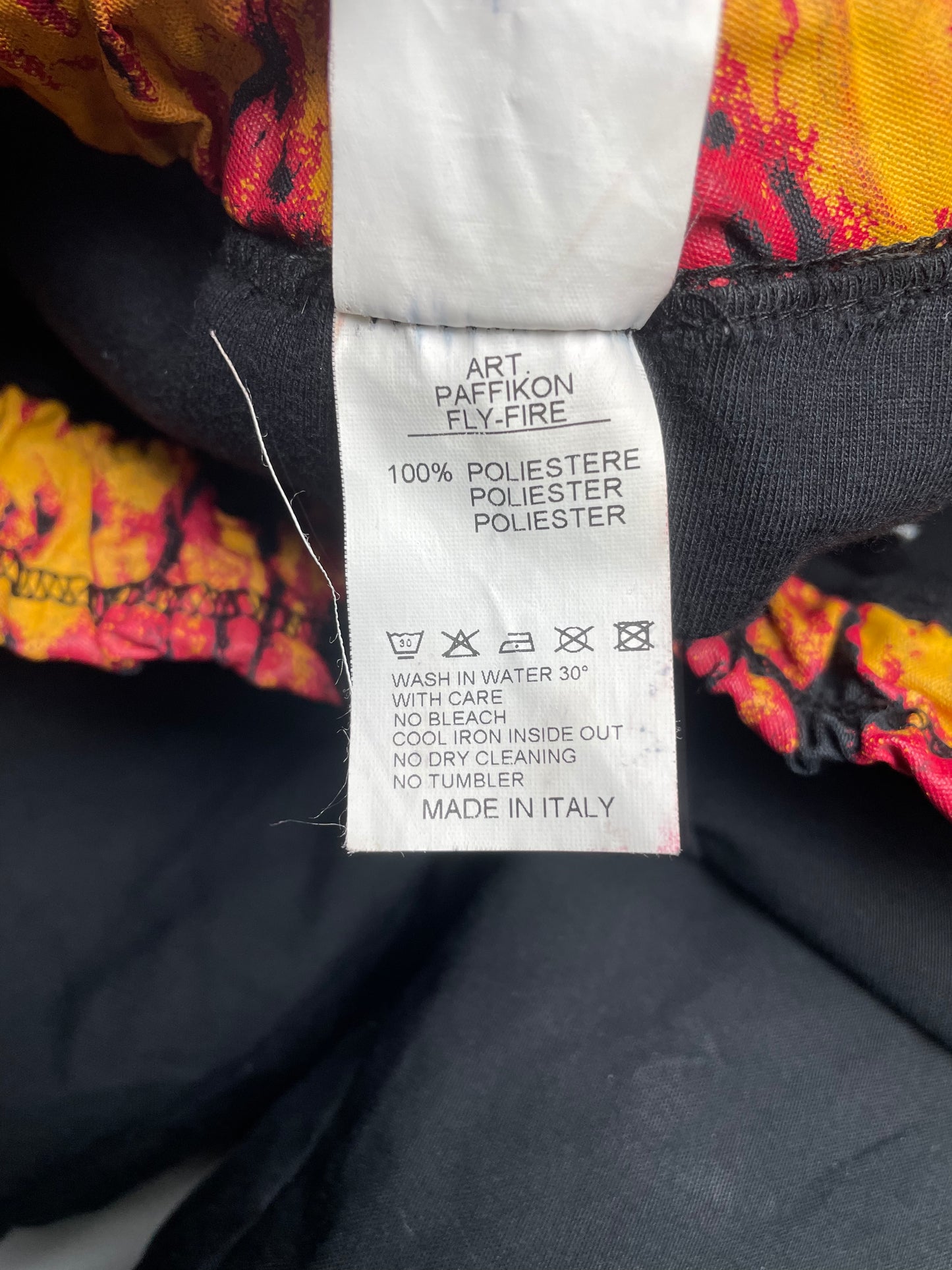 Bernhard Willhelm A/W 2004 flame pants - size L