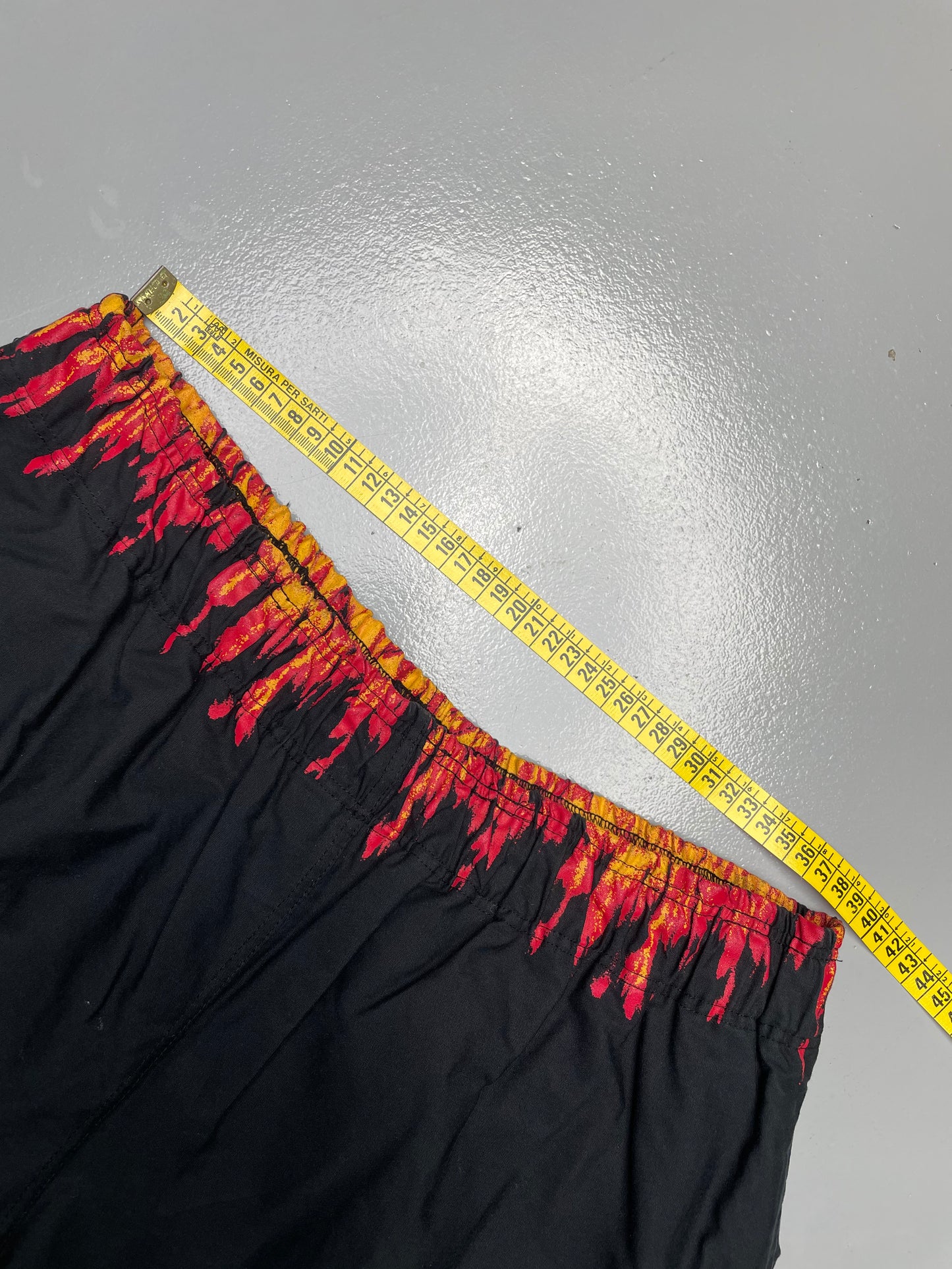 Bernhard Willhelm A/W 2004 flame pants - size L
