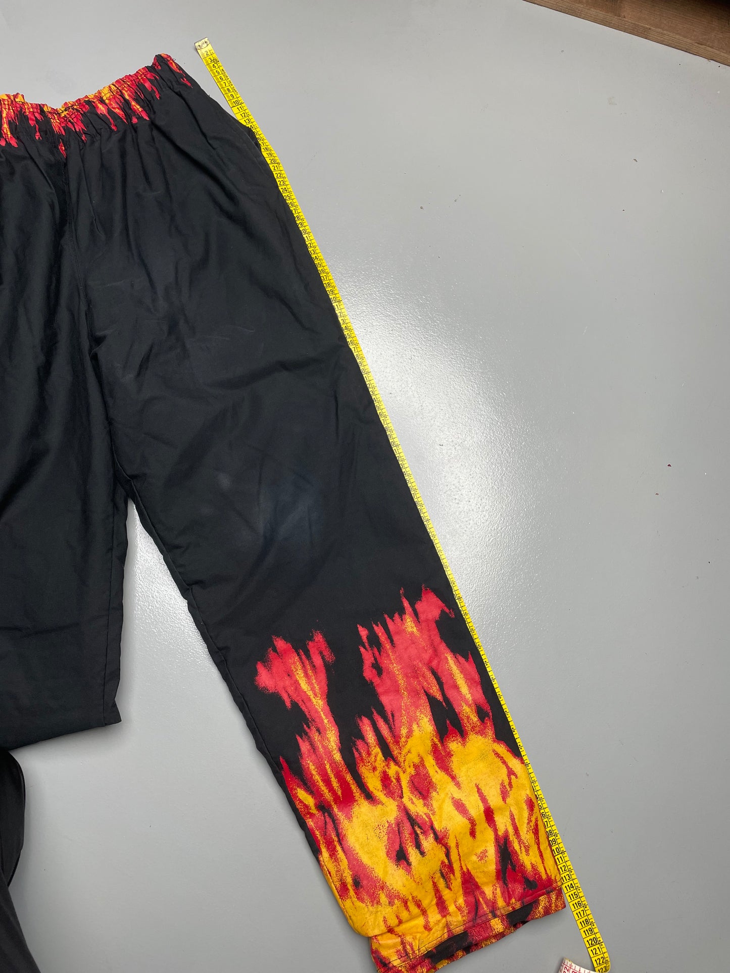 Bernhard Willhelm A/W 2004 flame pants - size L
