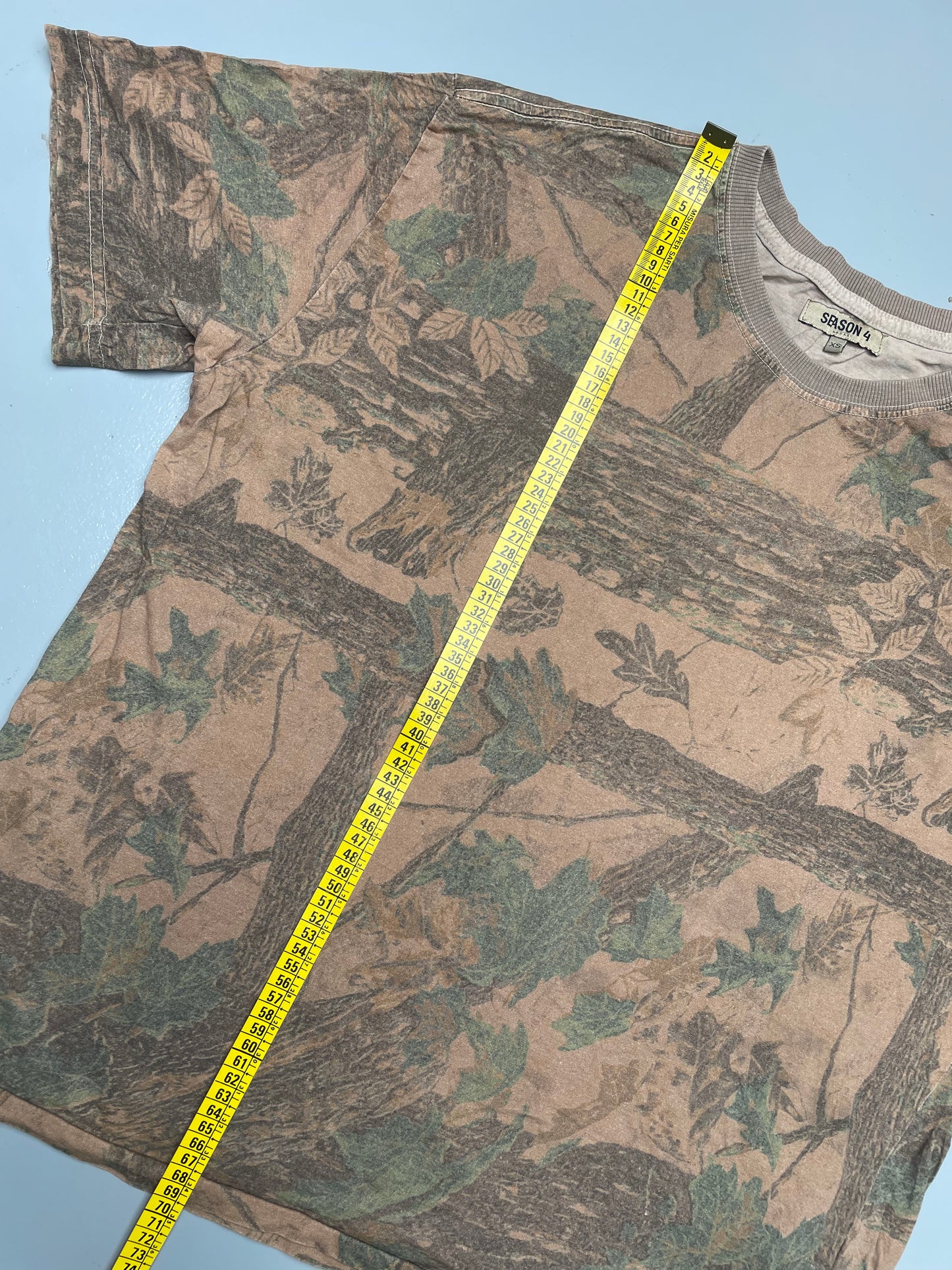 YEEZY Season 4 oversized camo t-shirt - size XS
