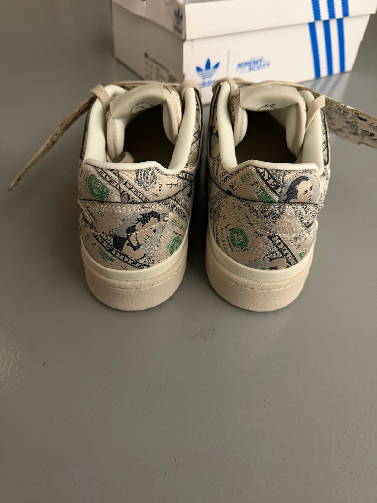 adidas Originals X Jeremy Scott 2021 JS Forum Money Lo - size 44 2/3