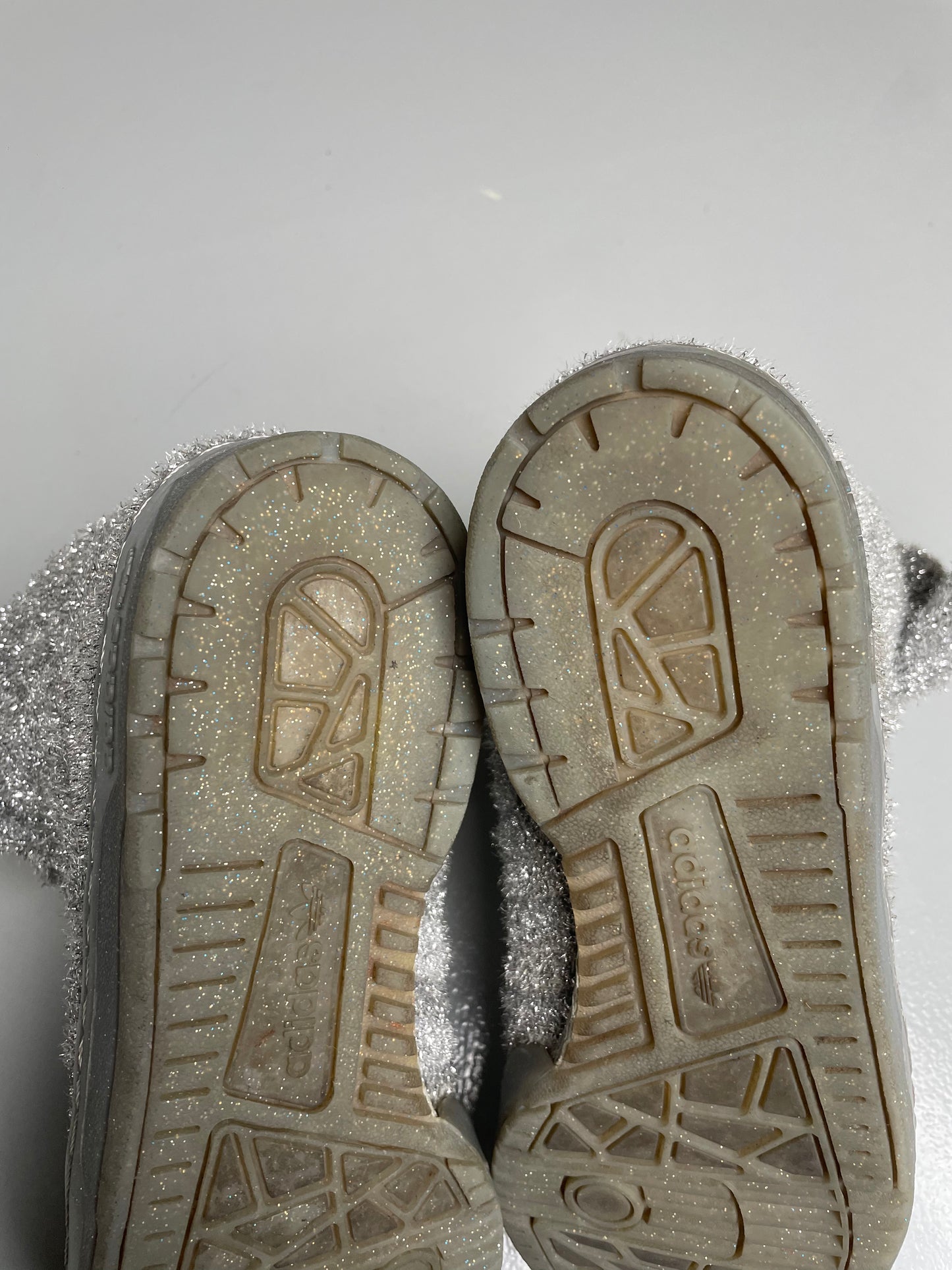 adidas Originals by Jeremy Scott A/W 2013 JS Bear "Tinsel Silver" - size 44 2/3