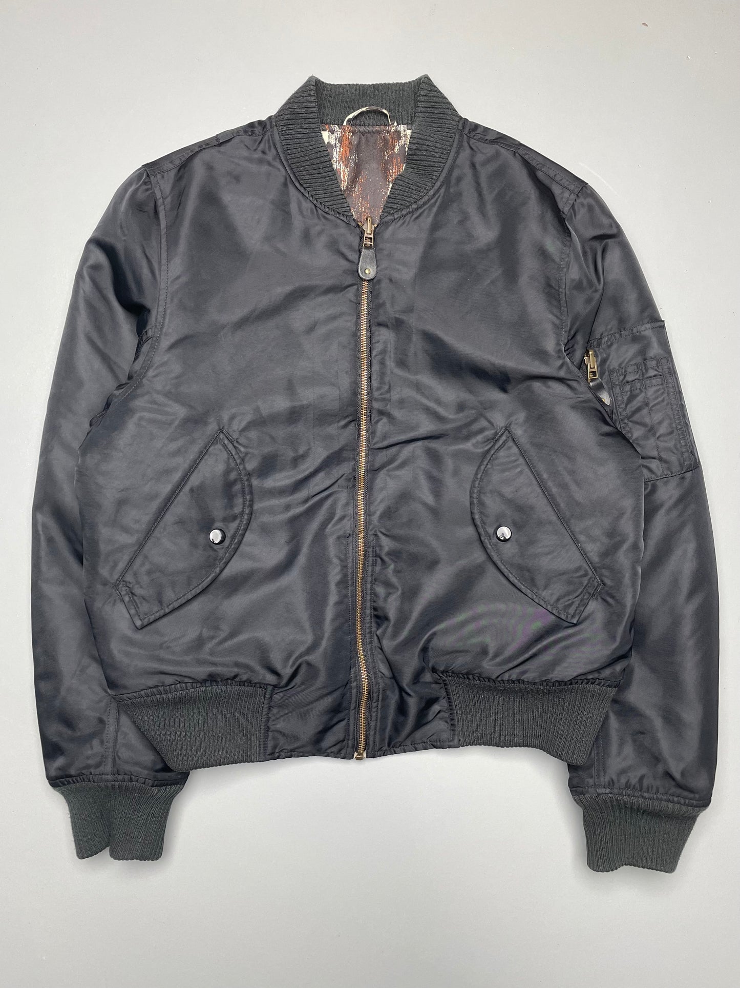 adidas Originals by Jeremy Scott A/W 2012 reversible leopard bomber - size M