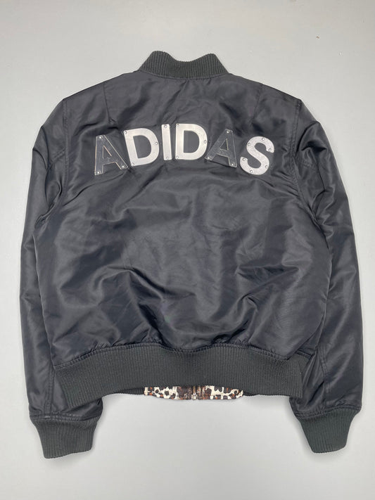 adidas Originals by Jeremy Scott A/W 2012 reversible leopard bomber - size M