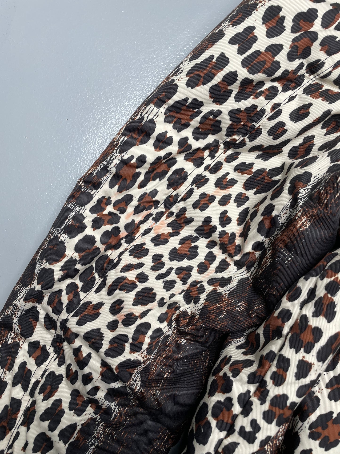 adidas Originals by Jeremy Scott A/W 2012 reversible leopard bomber - size M