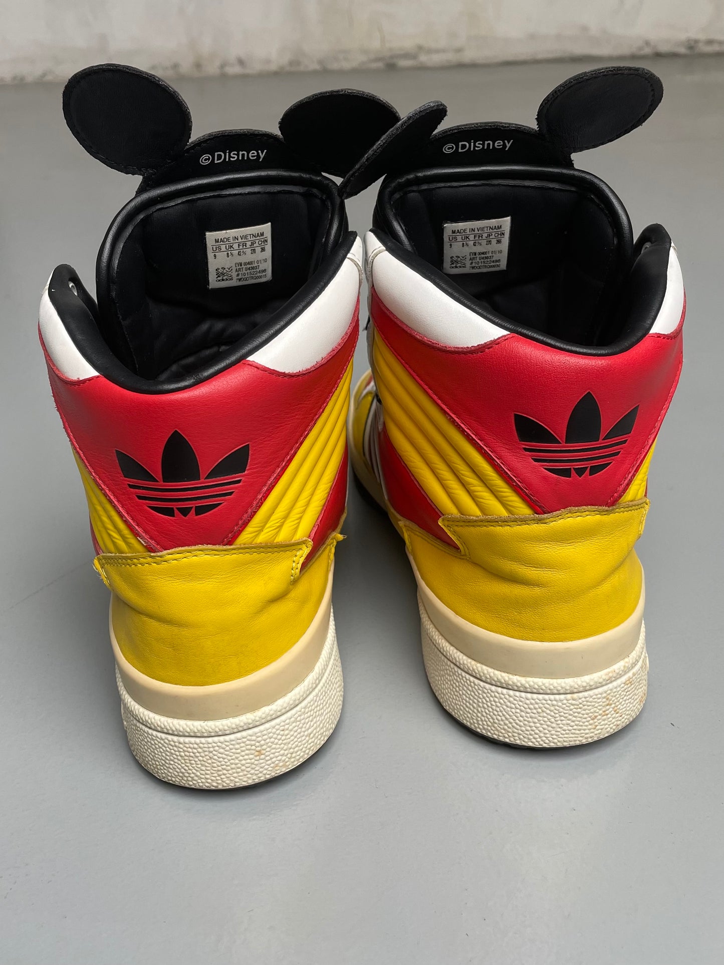 adidas Originals by Jeremy Scott S/S 2010 JS Mickey Hi - size 42 2/3