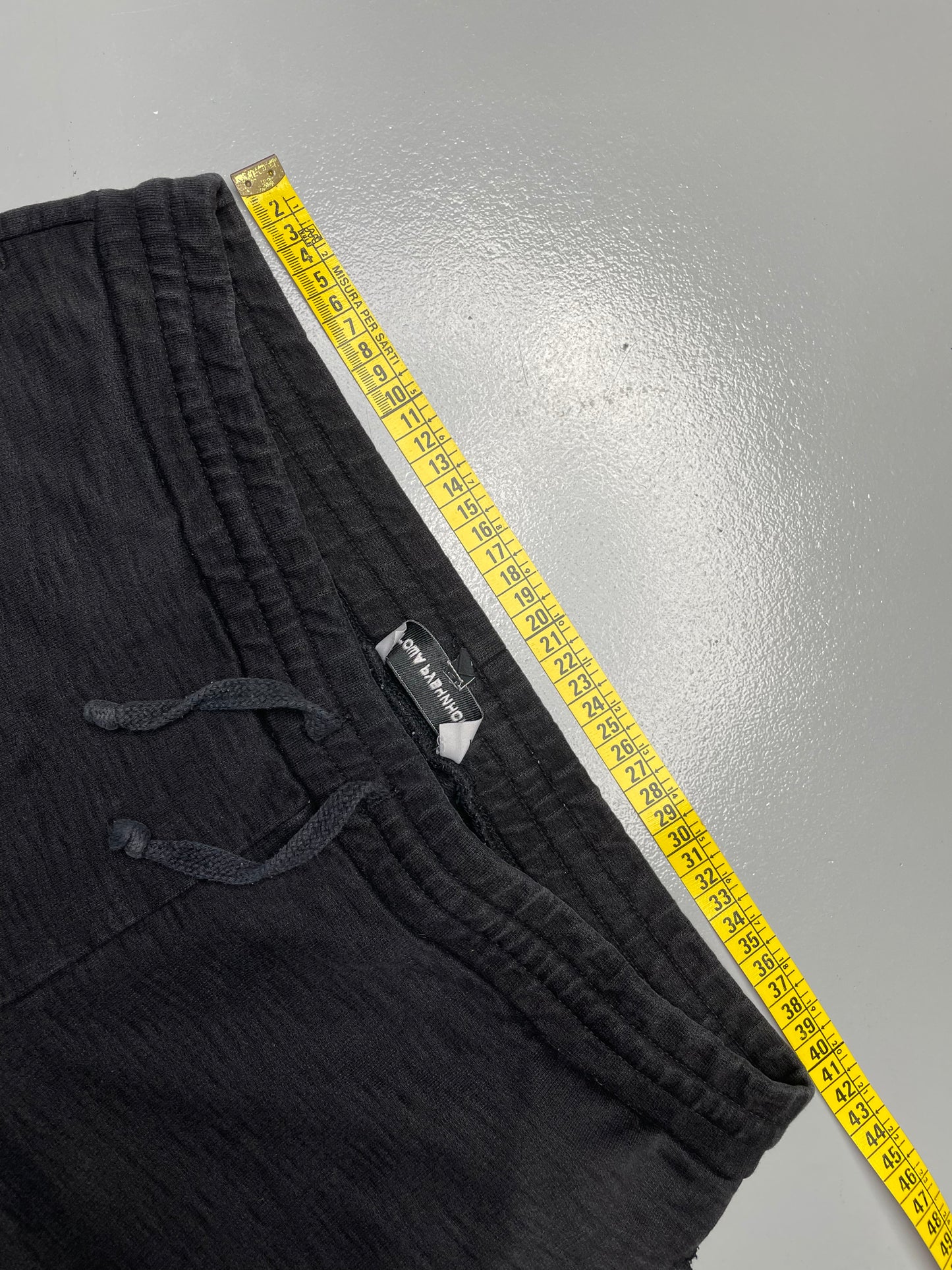 Gosha Rubchinskiy S/S 2017 logo sweatpants (black) - size L