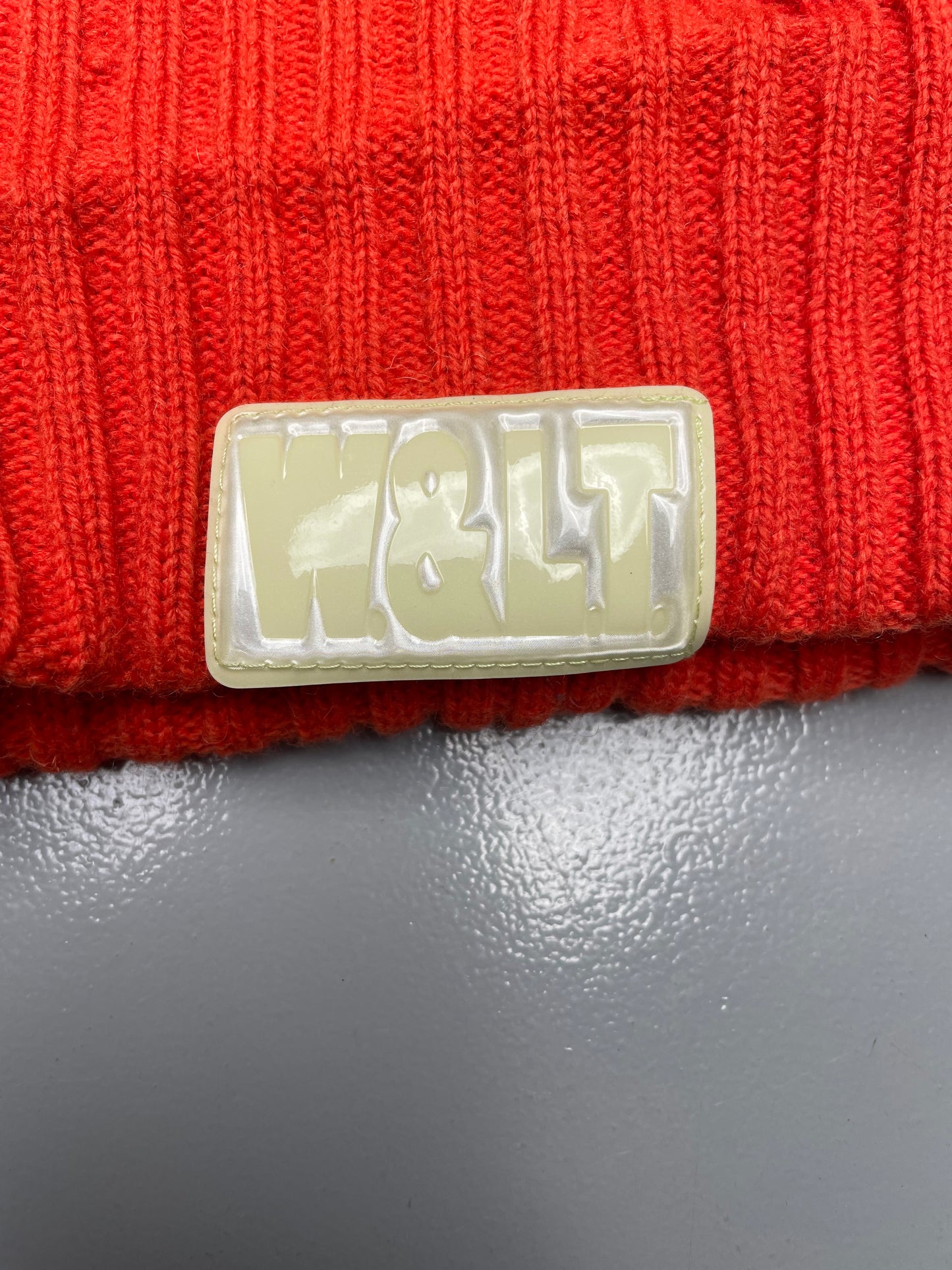 vintage Walter Van Beirendonck Wild & Lethal Trash wool beanie (orange)