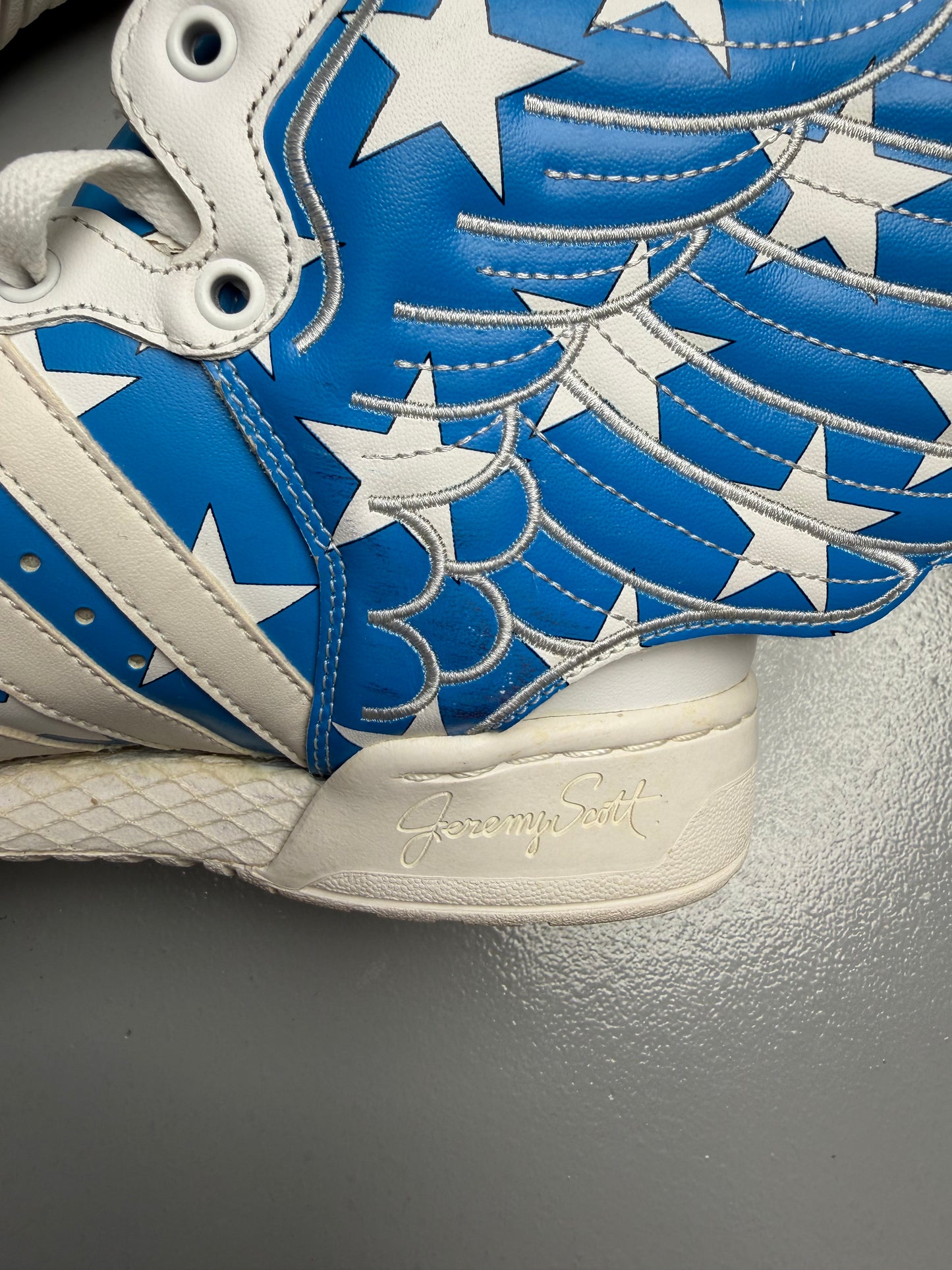 adidas Originals by Jeremy Scott S/S 2012 JS Wings 2.0 "Stars & Stripes" - size 41 1/3