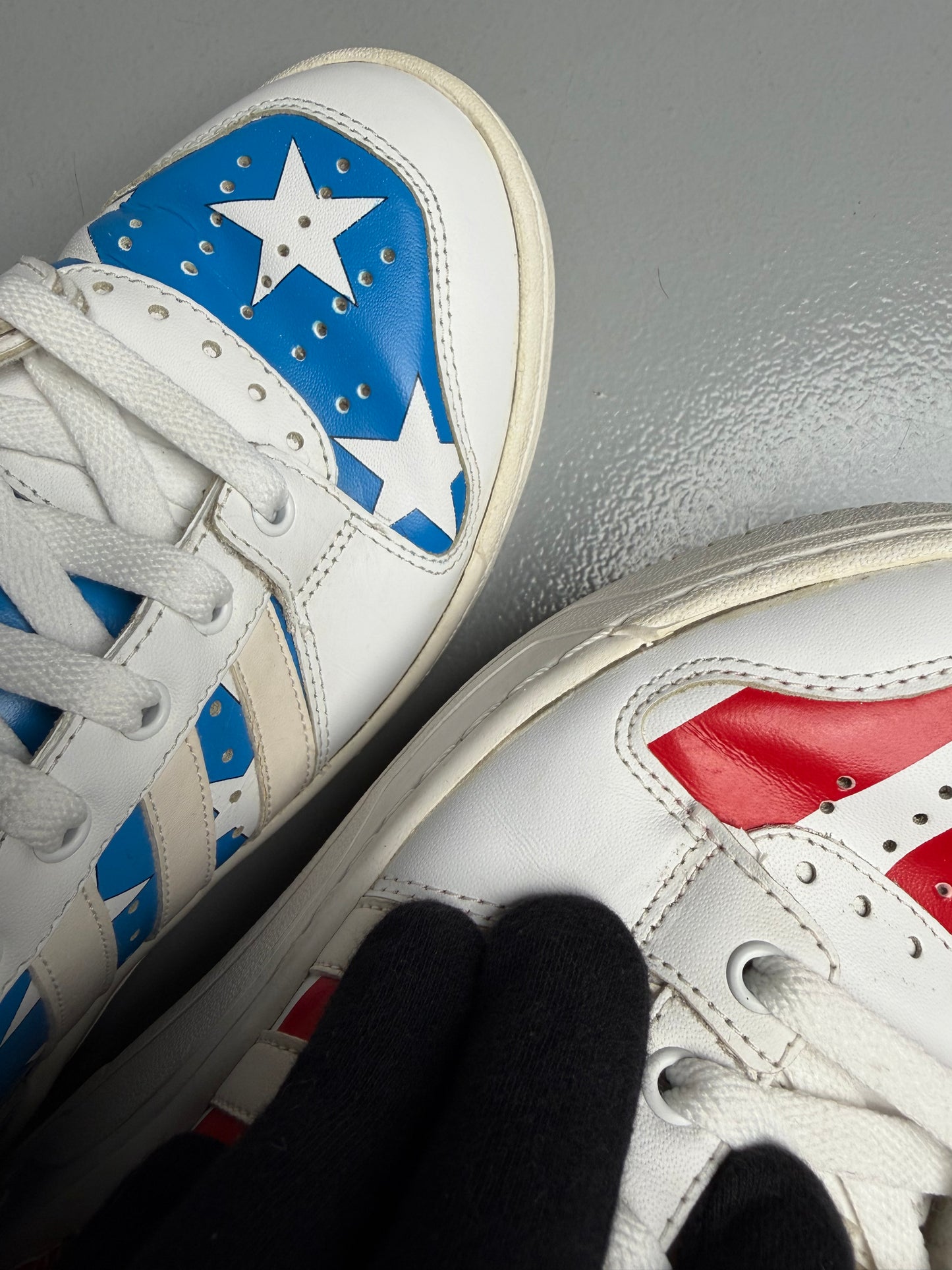 adidas Originals by Jeremy Scott S/S 2012 JS Wings 2.0 "Stars & Stripes" - size 41 1/3
