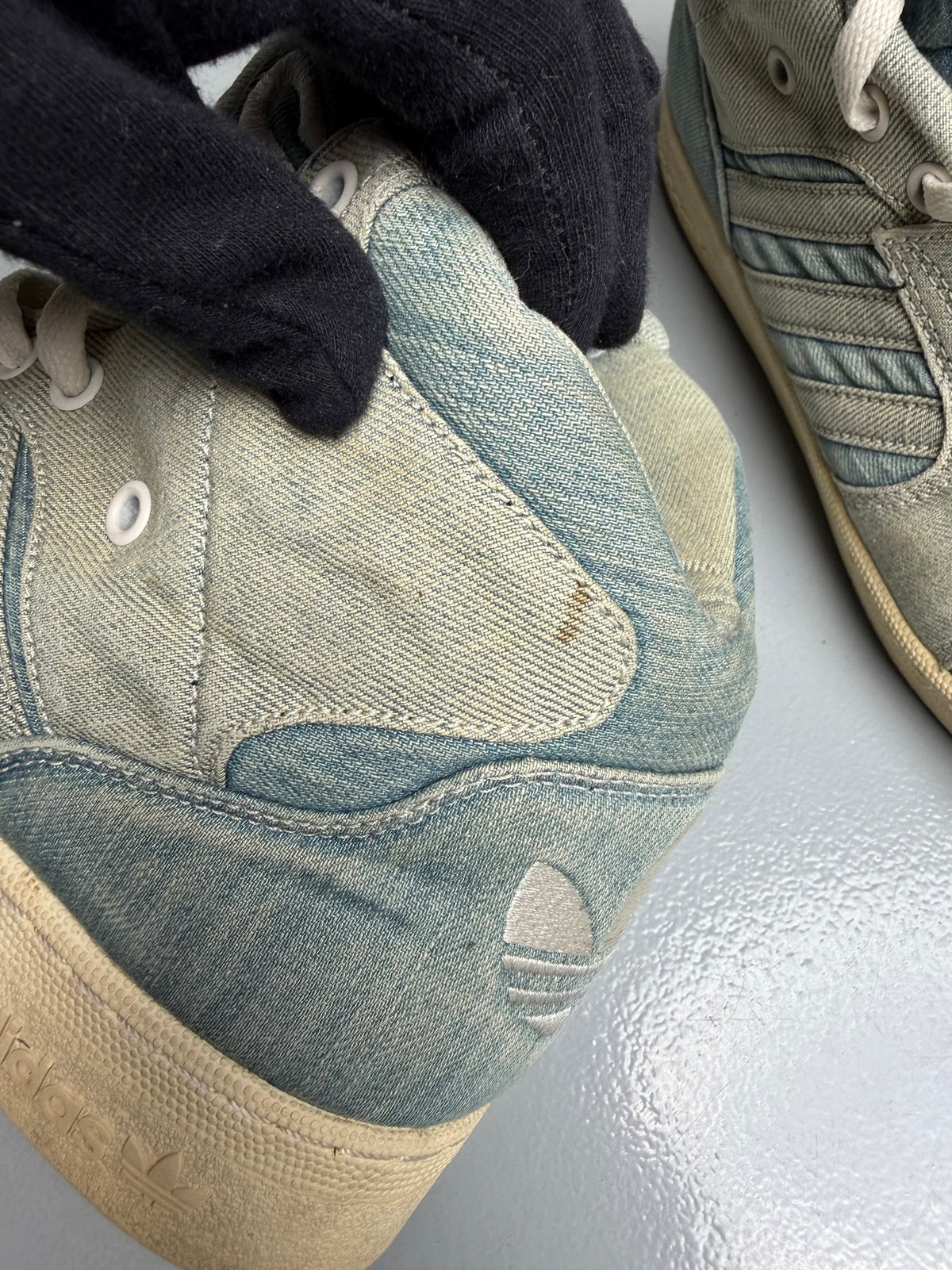 adidas Originals by Jeremy Scott S/S 2014 JS Instinct Hi Denim - size 44 2/3