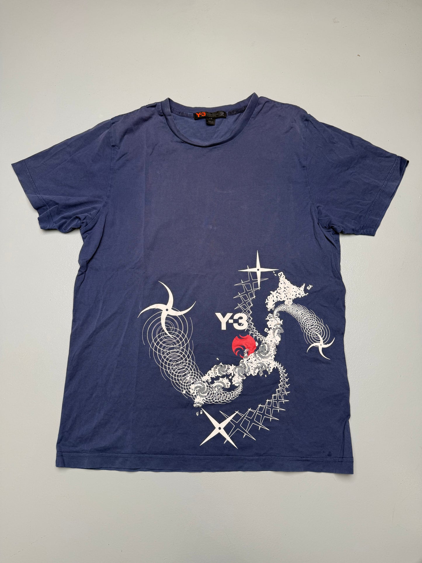 Y-3 S/S 2008 graphic t-shirt - men's size L
