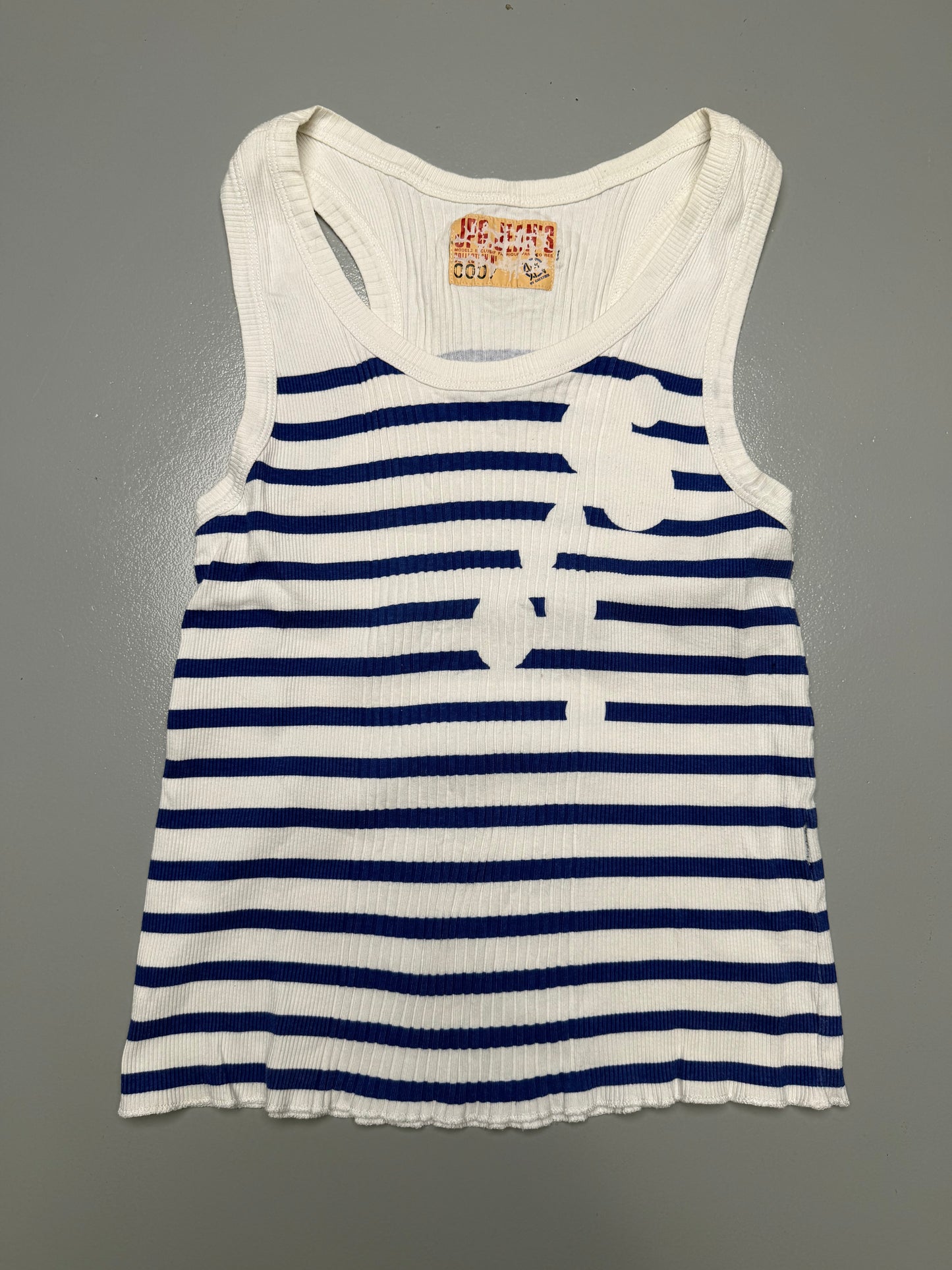 2000's JPG.Jean's striped tank top