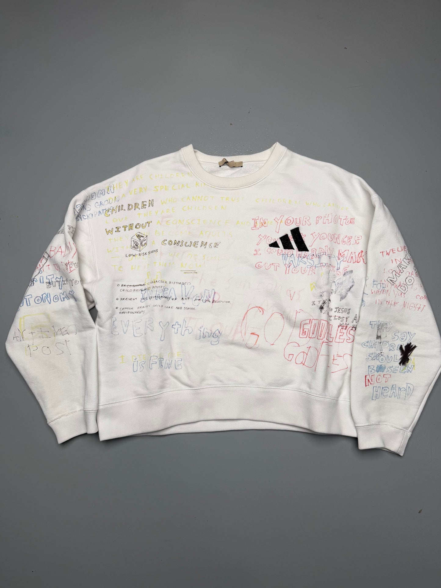 YEEZY Season 5 scribble crewneck - unisex size S
