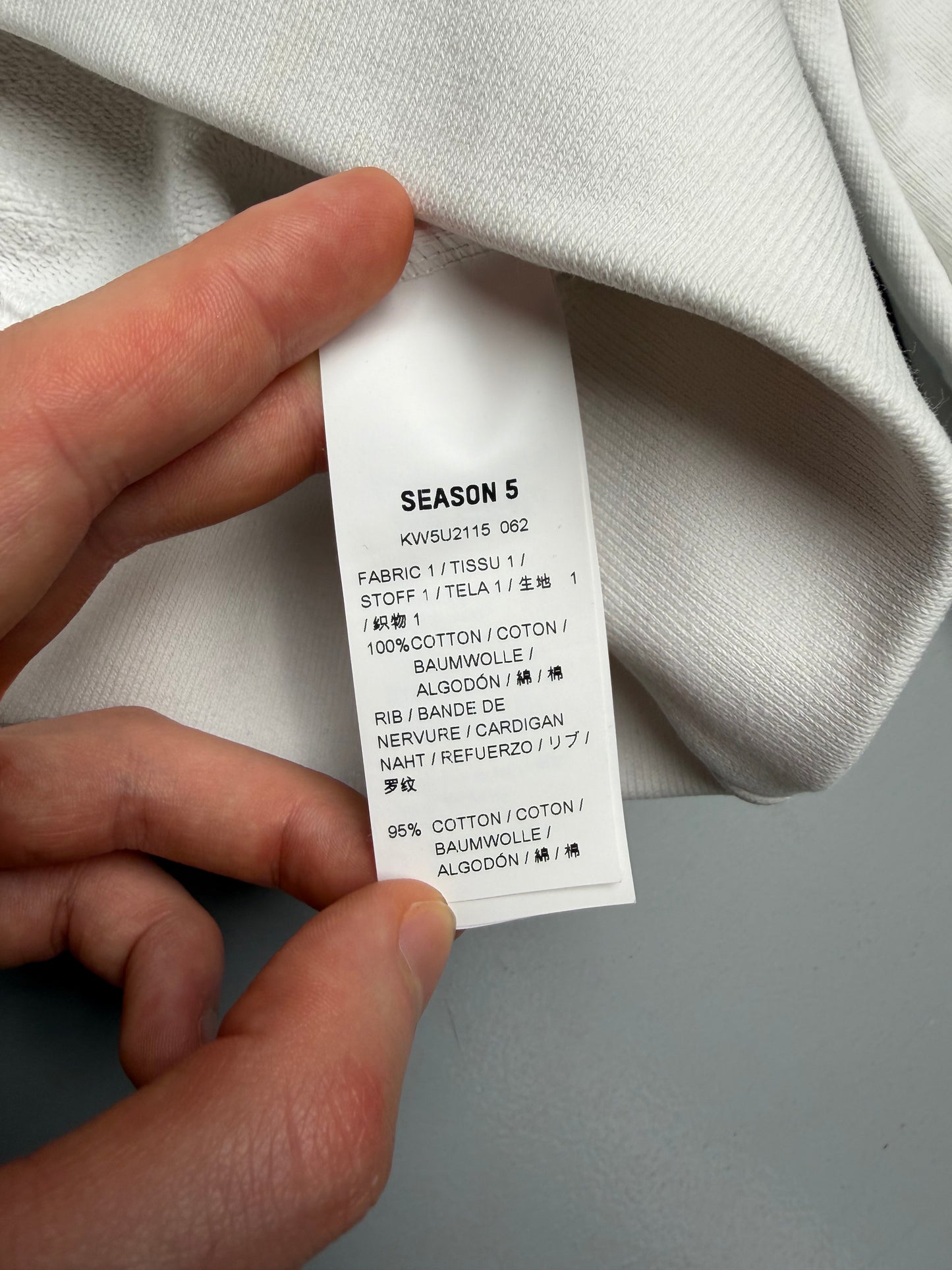 YEEZY Season 5 scribble crewneck - unisex size S