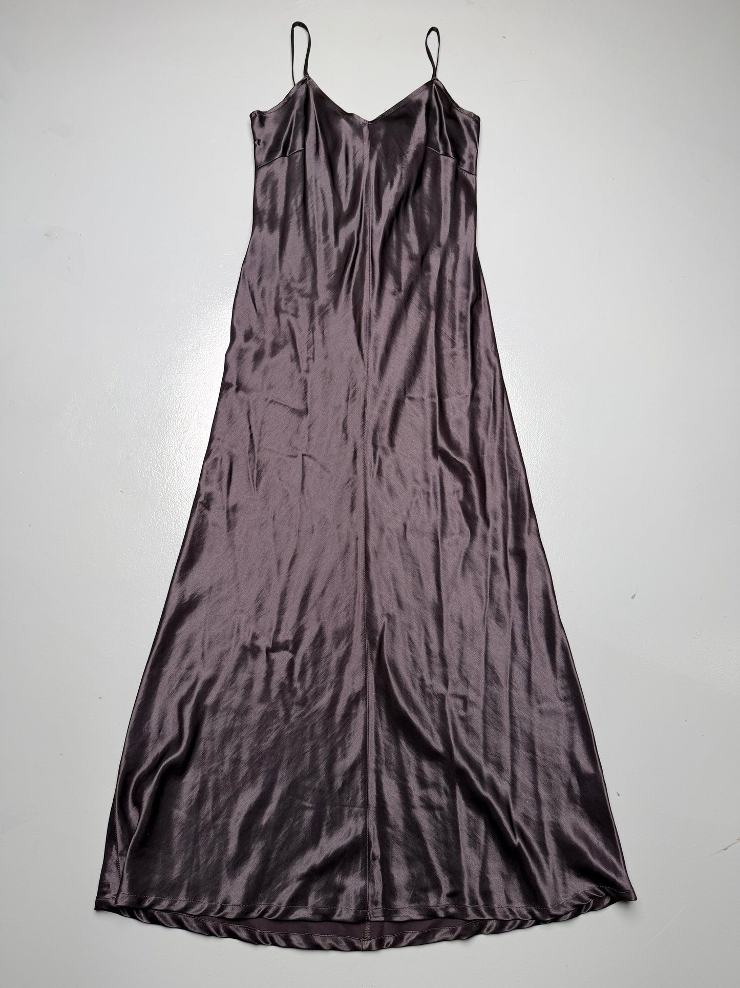 1990's Gaultier Jean's satin maxi dress - size 40