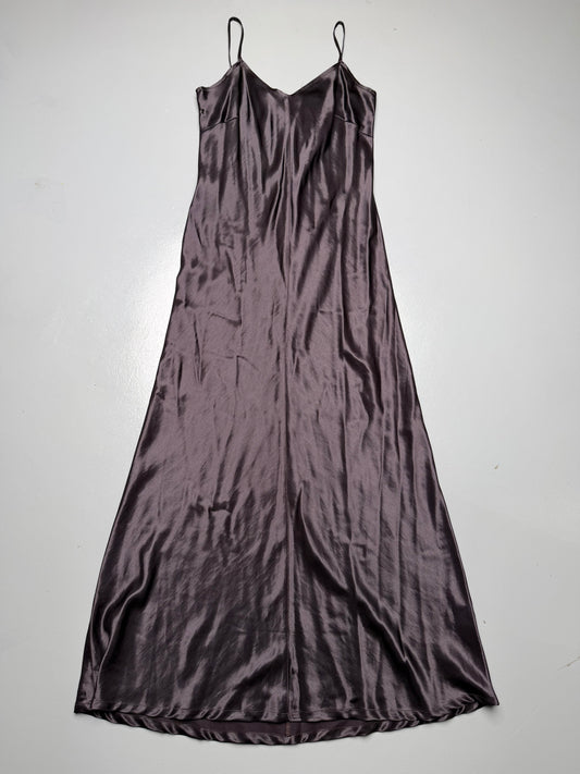 1990's Gaultier Jean's satin maxi dress - size 40