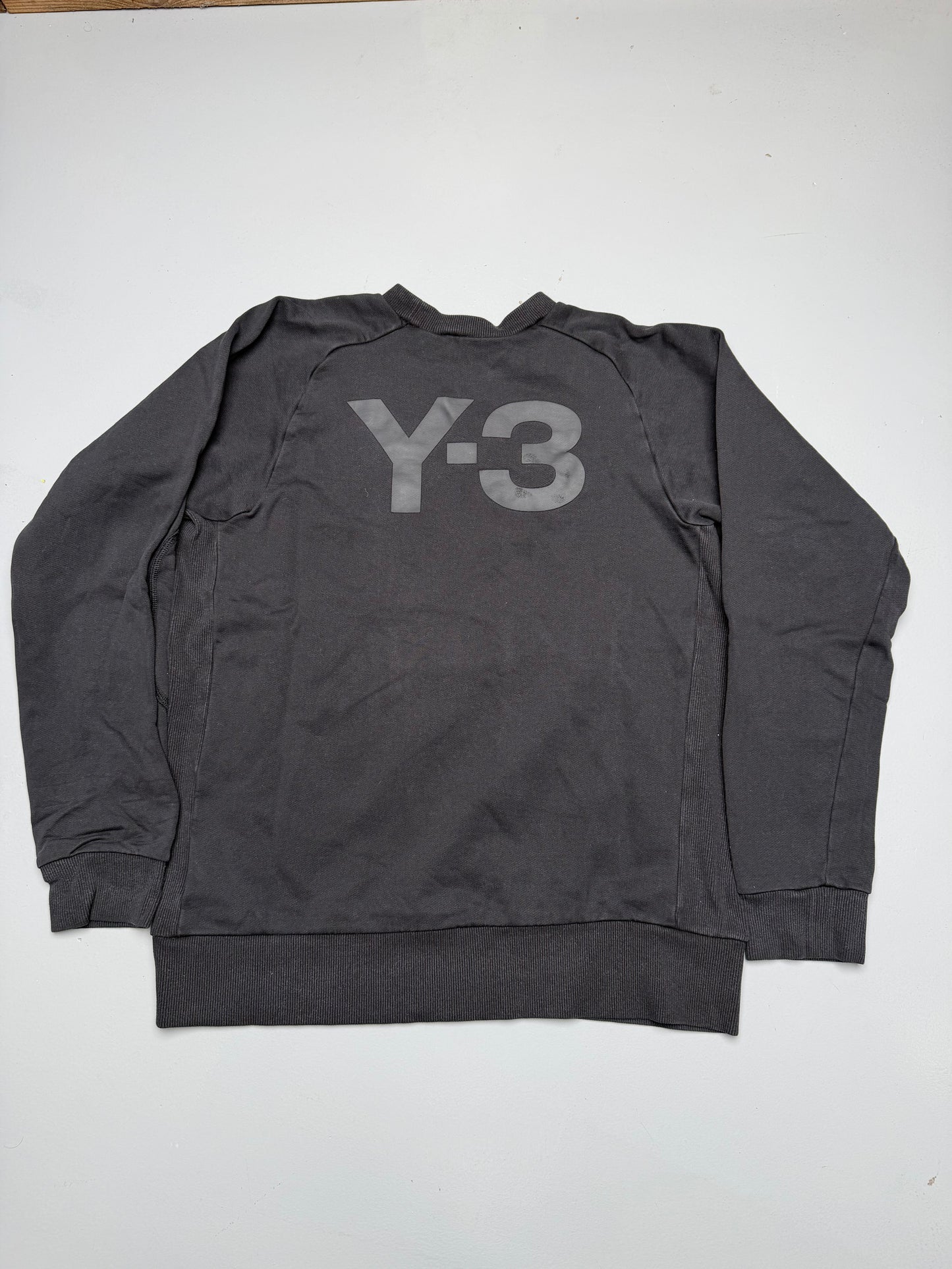 Y-3 A/W 2016 classic back logo crewneck - men's size XL