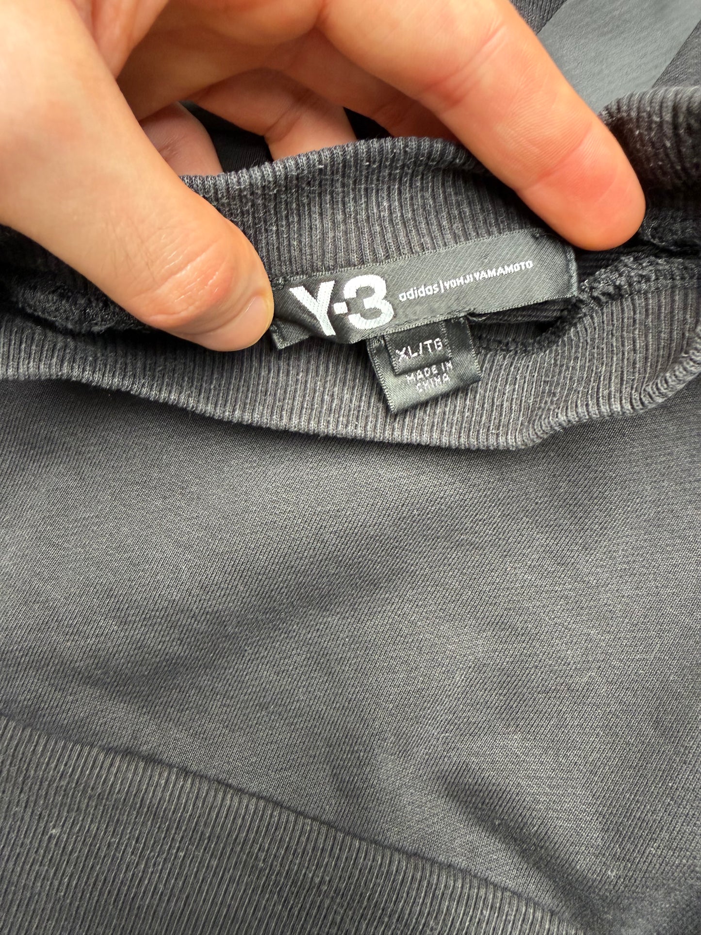 Y-3 A/W 2016 classic back logo crewneck - men's size XL