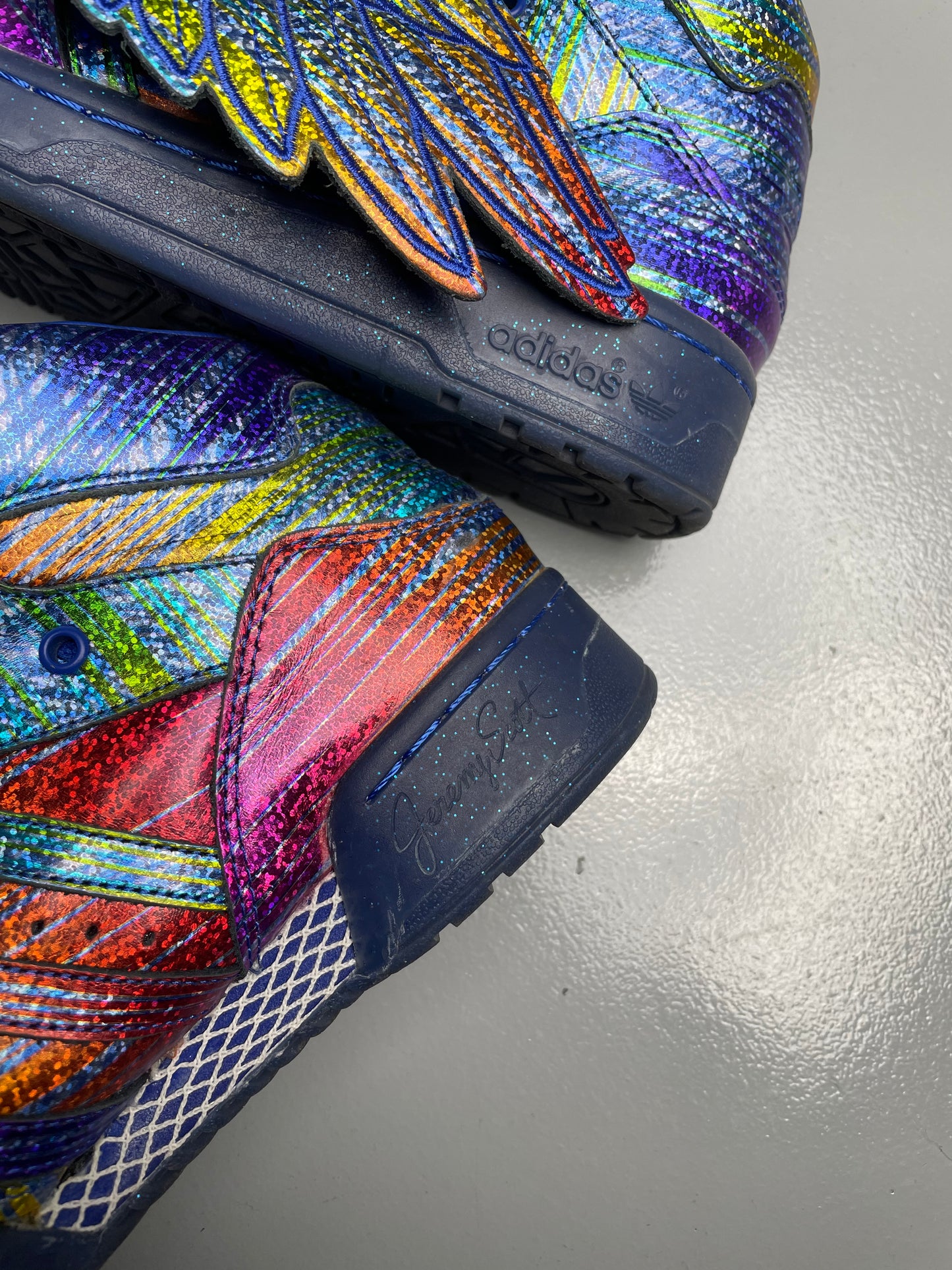 adidas Originals by Jeremy Scott S/S 2013 JS Wings "Hologram" - size 39 1/3