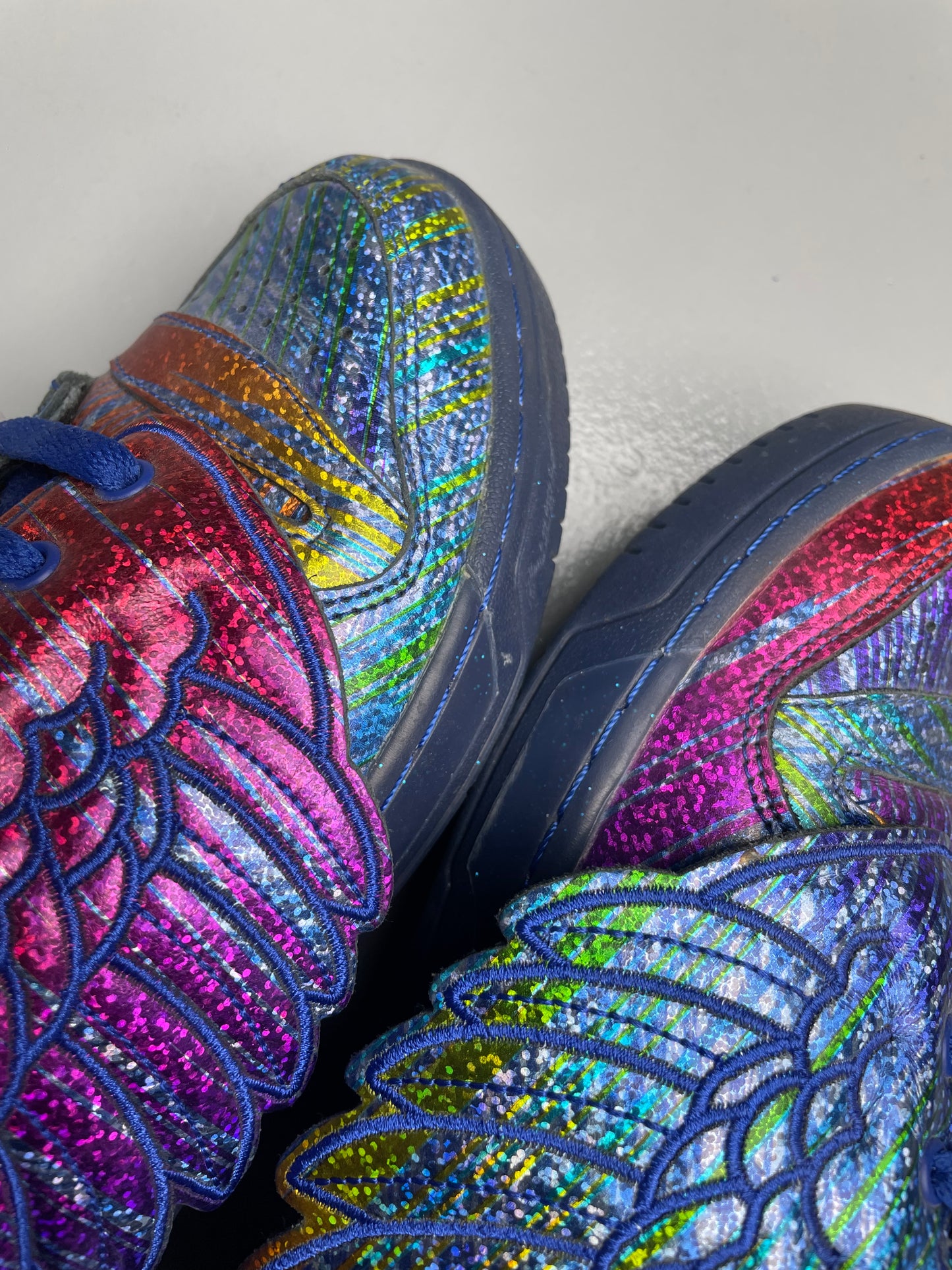 adidas Originals by Jeremy Scott S/S 2013 JS Wings "Hologram" - size 39 1/3