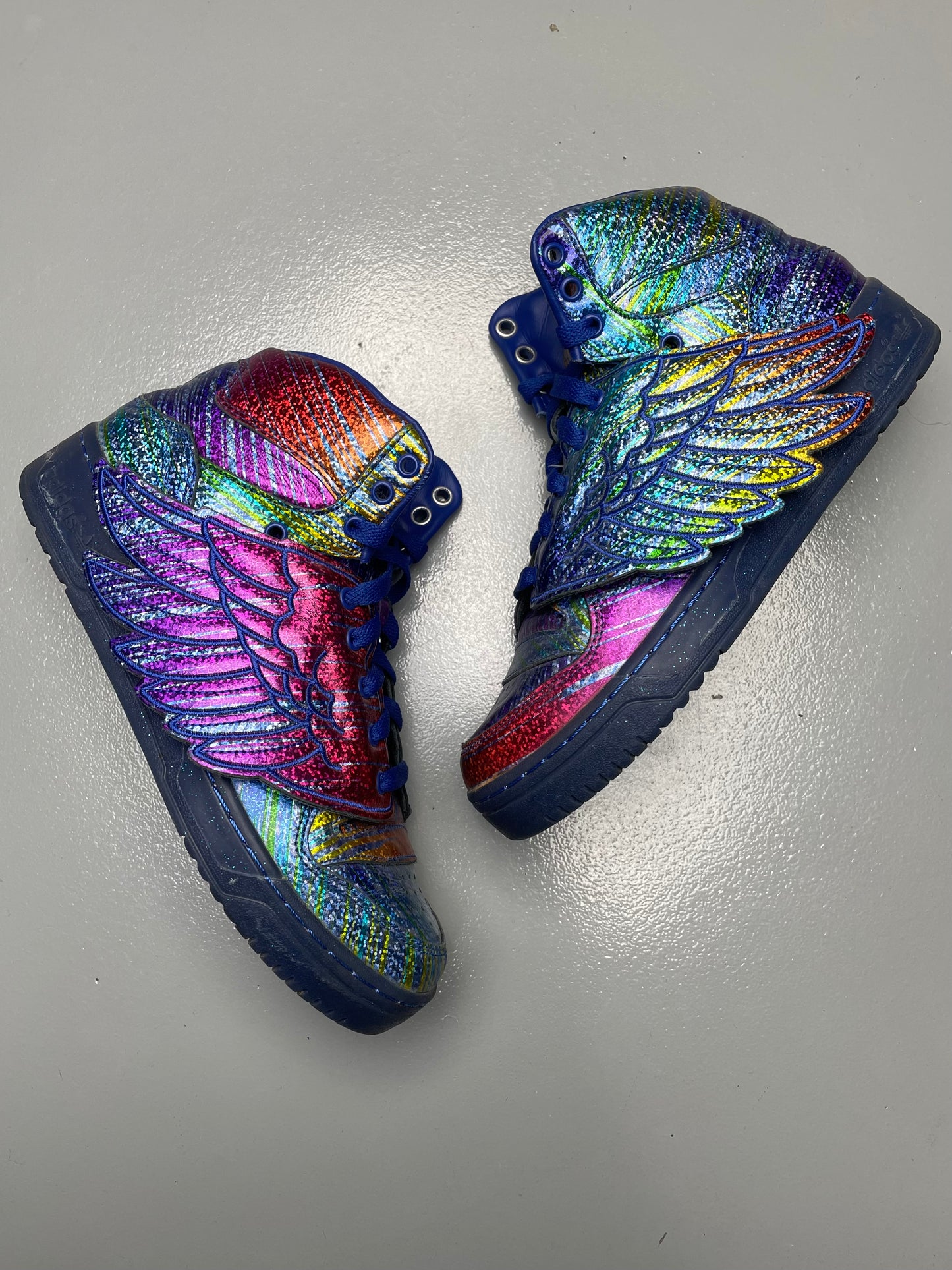 adidas Originals by Jeremy Scott S/S 2013 JS Wings "Hologram" - size 39 1/3