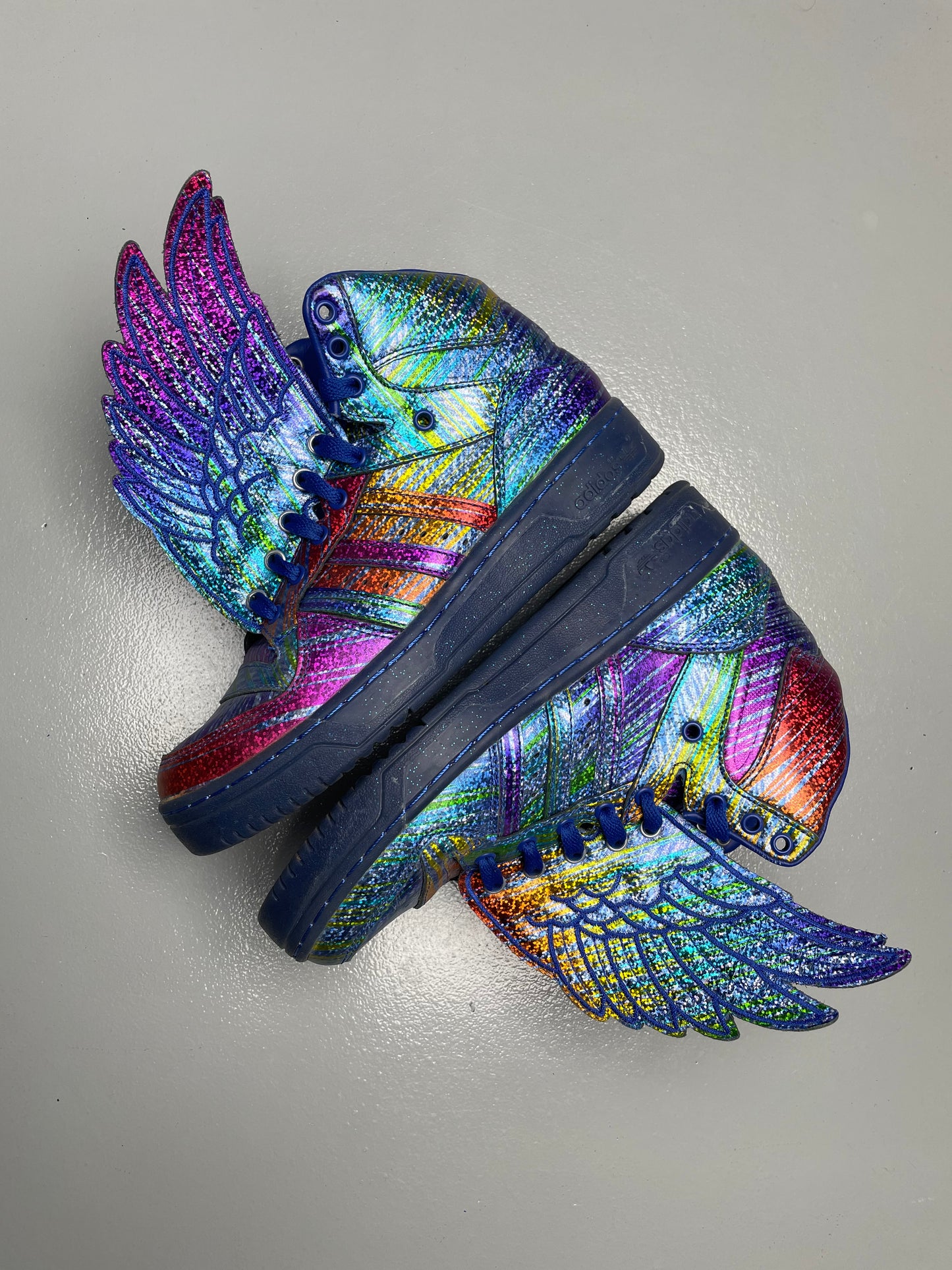 adidas Originals by Jeremy Scott S/S 2013 JS Wings "Hologram" - size 39 1/3