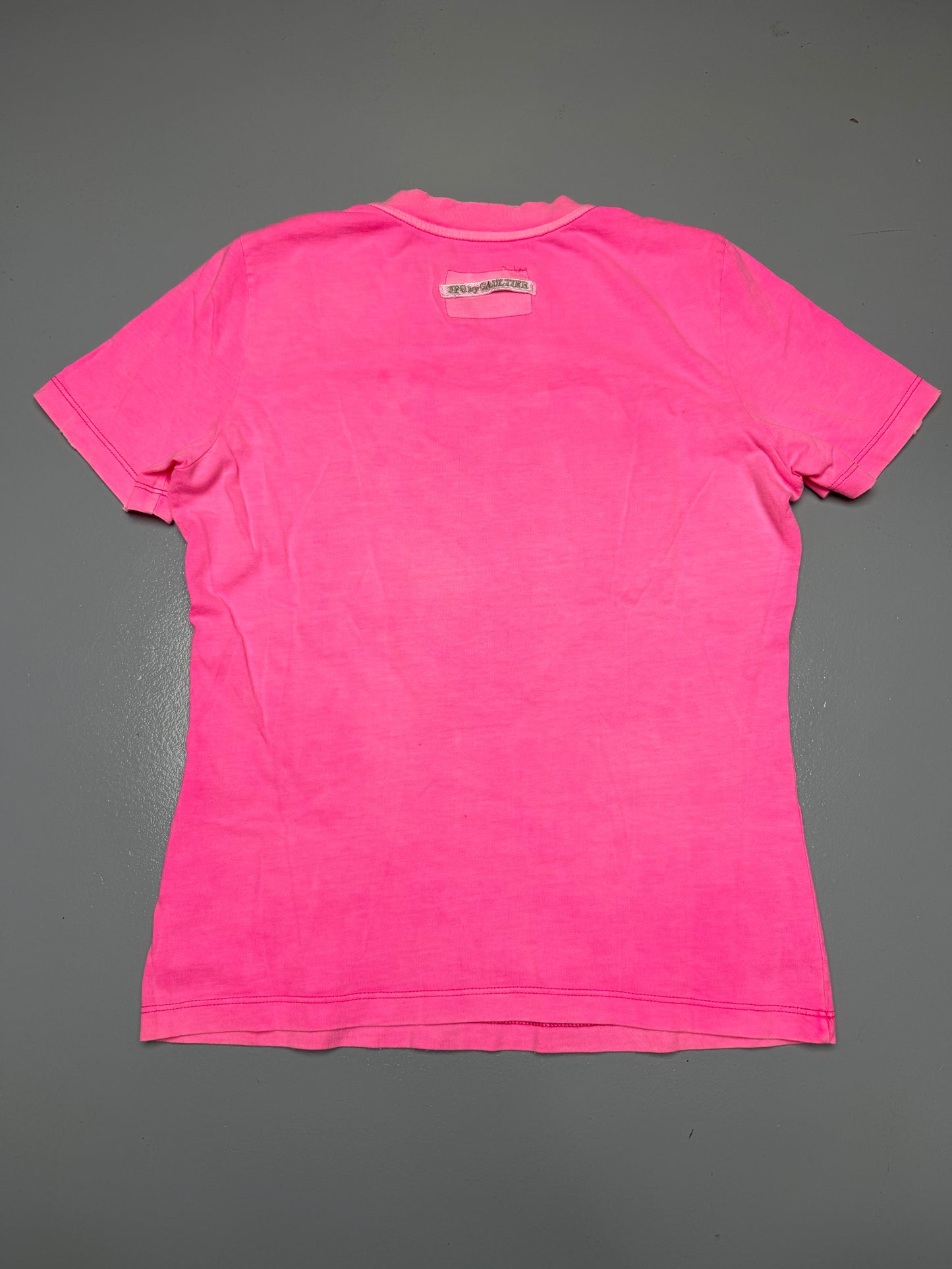 2000's JPG.Jean's velvet print t-shirt - women's size XS