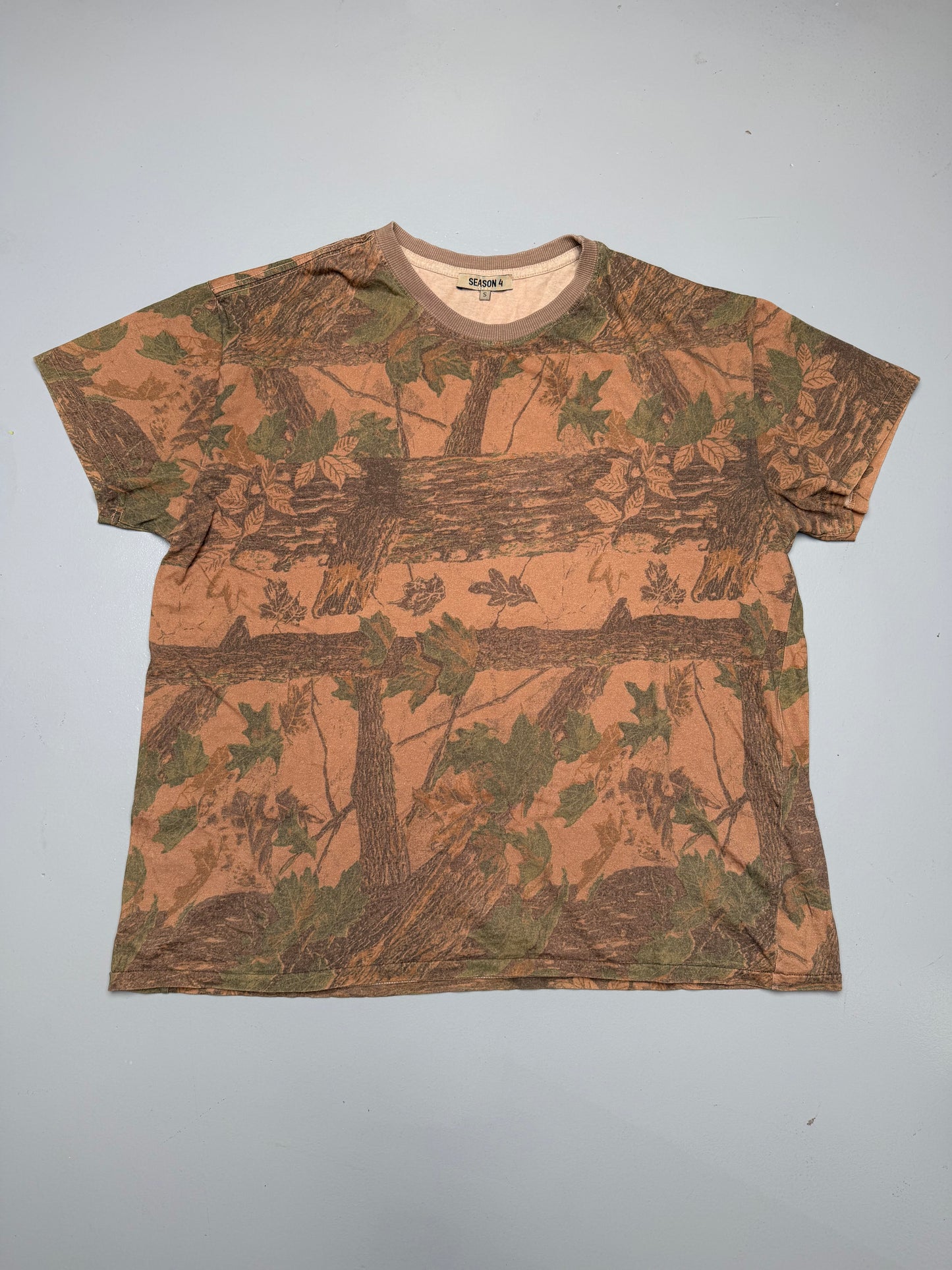 YEEZY Season 4 oversized camo t-shirt - size S