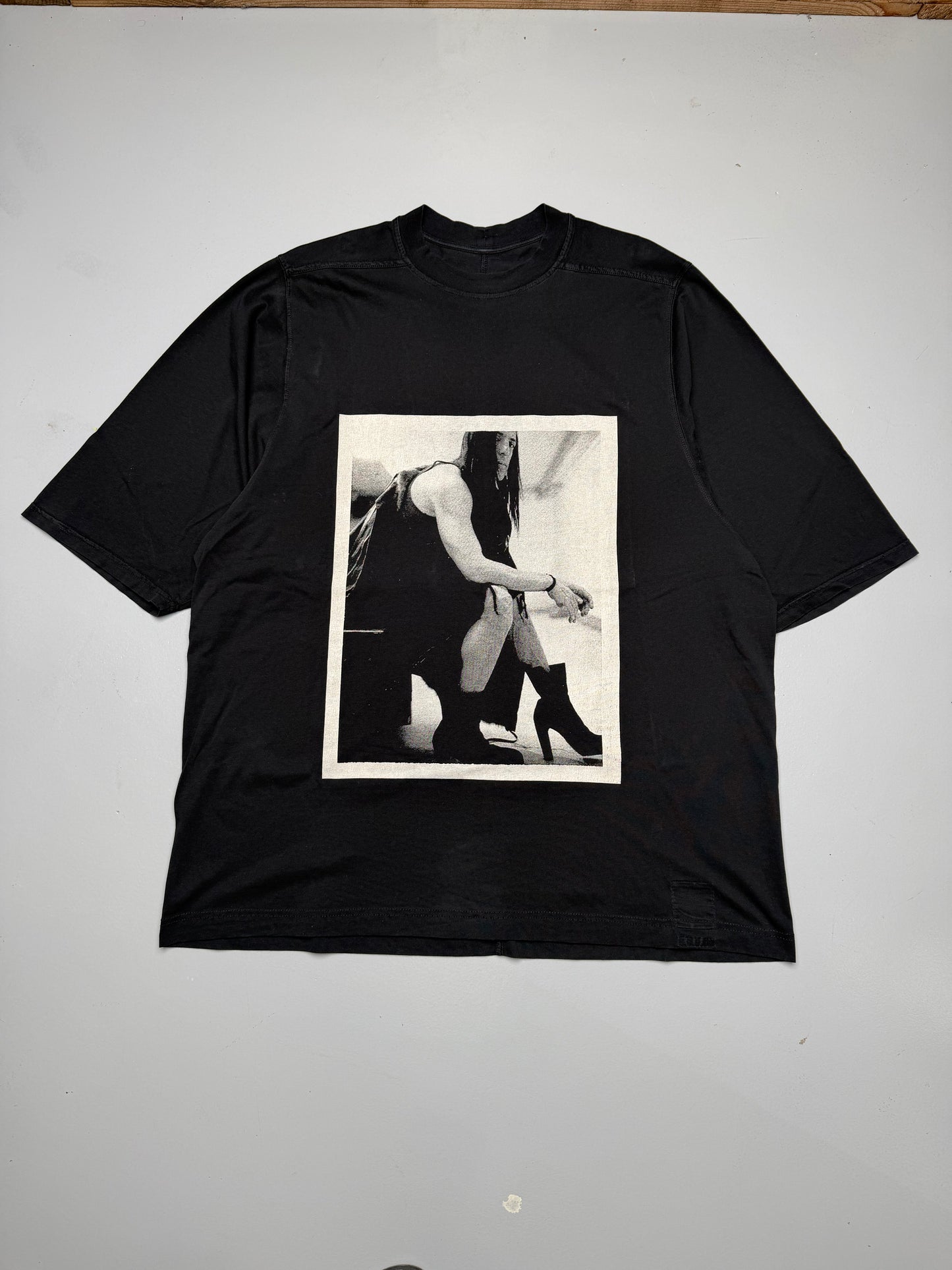 Rick Owens DRKSHDW portrait oversized t-shirt