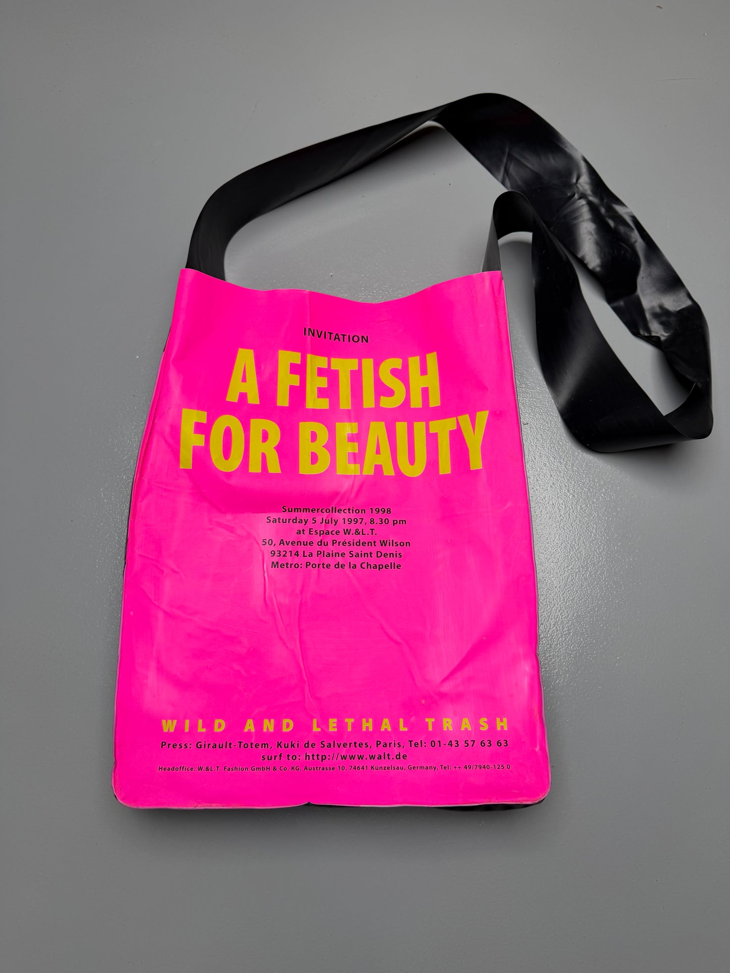 Wild & Lethal Trash S/S 1998 invitation tote bag