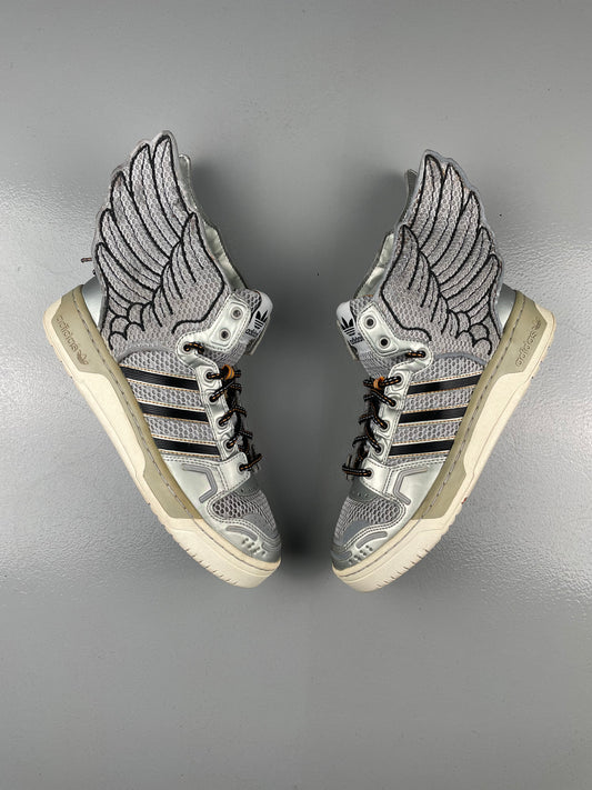 adidas X Jeremy Scott - A/W 2012 - JS Wings 2.0 (Metallic Silver) - size 41 1/3