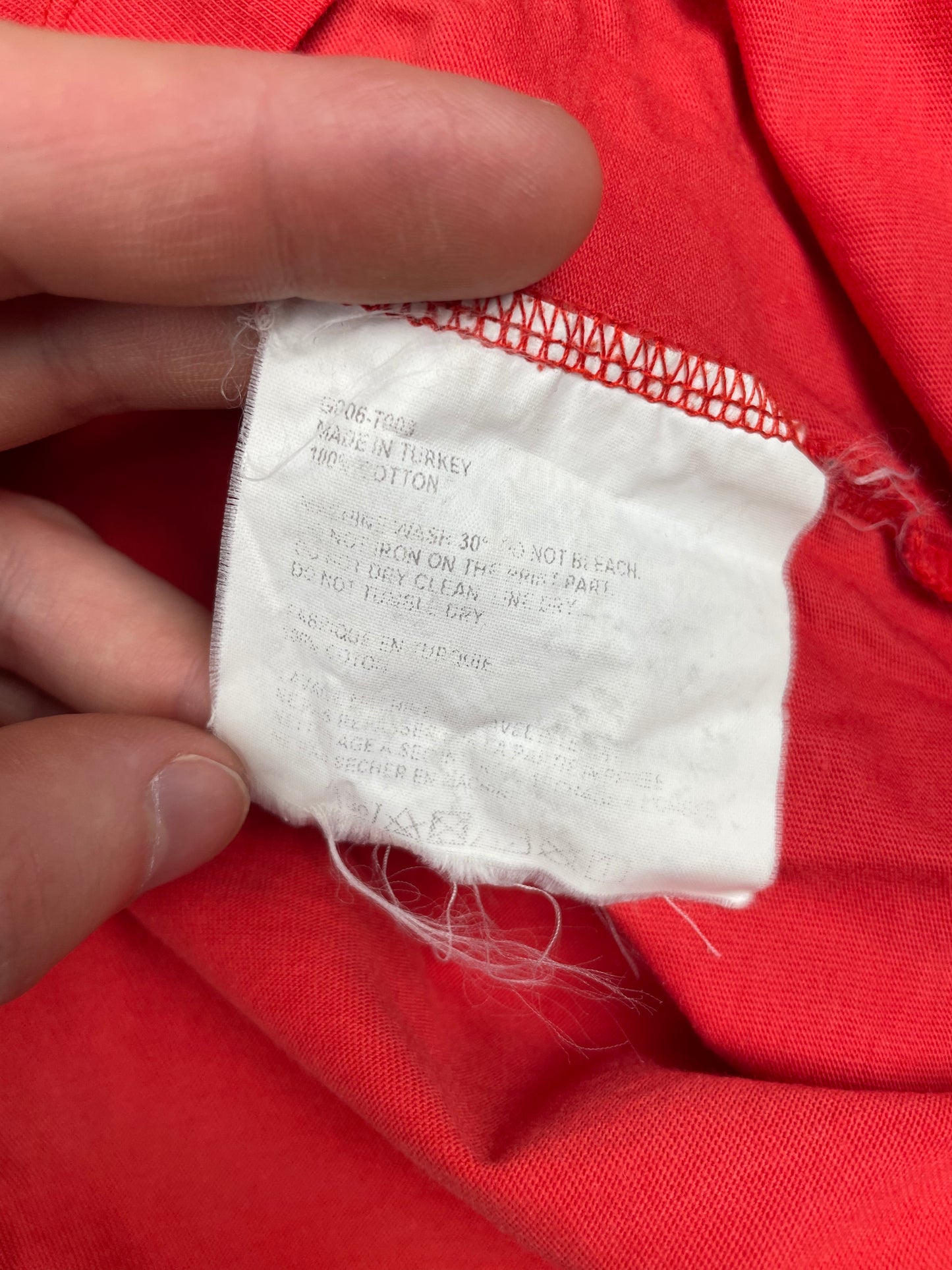 Gosha Rubchinskiy S/S 2015 OG logo t-shirt (red) - size M
