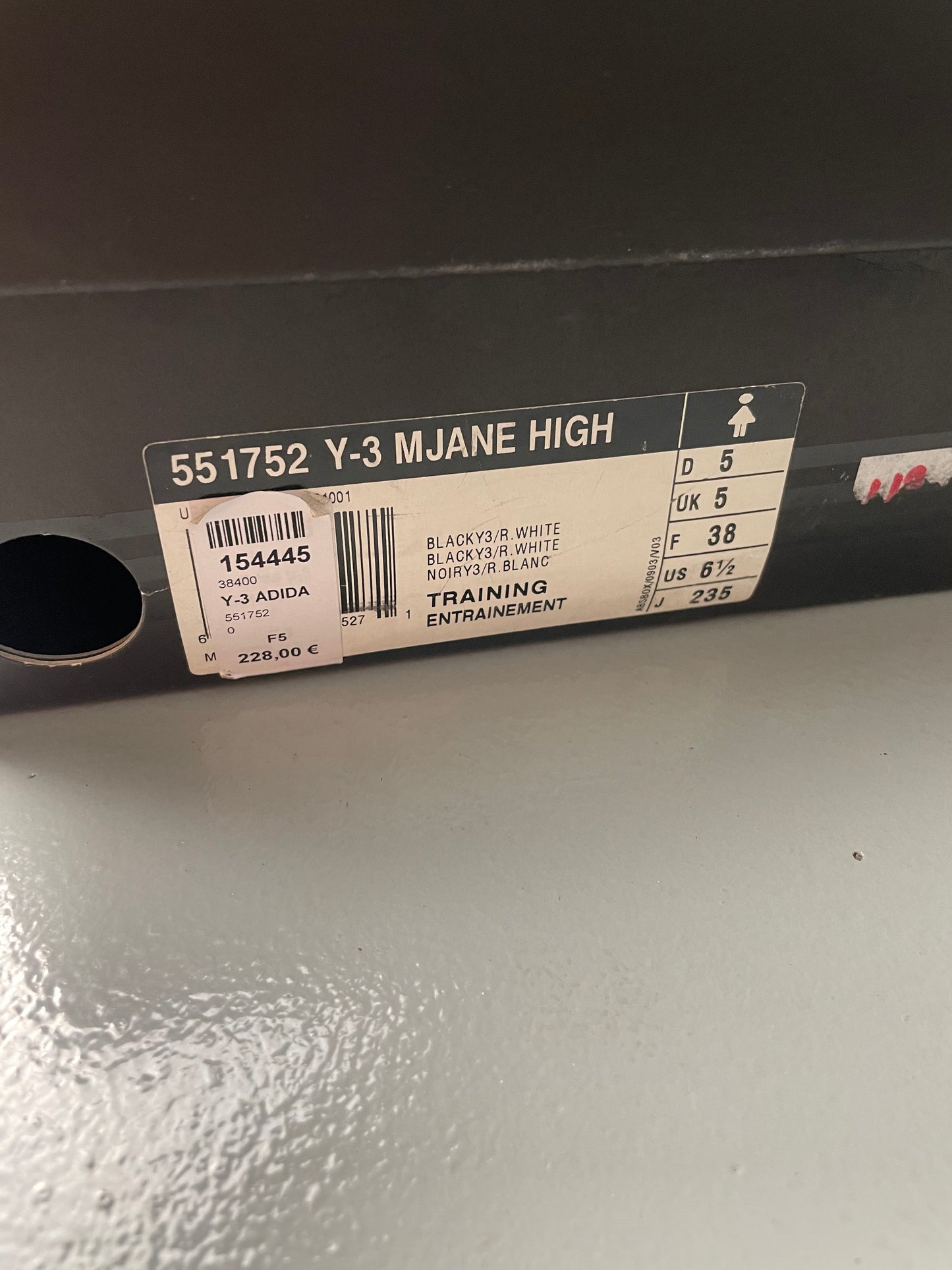 Y-3 - A/W 2004 - Mary Jane High - size 38