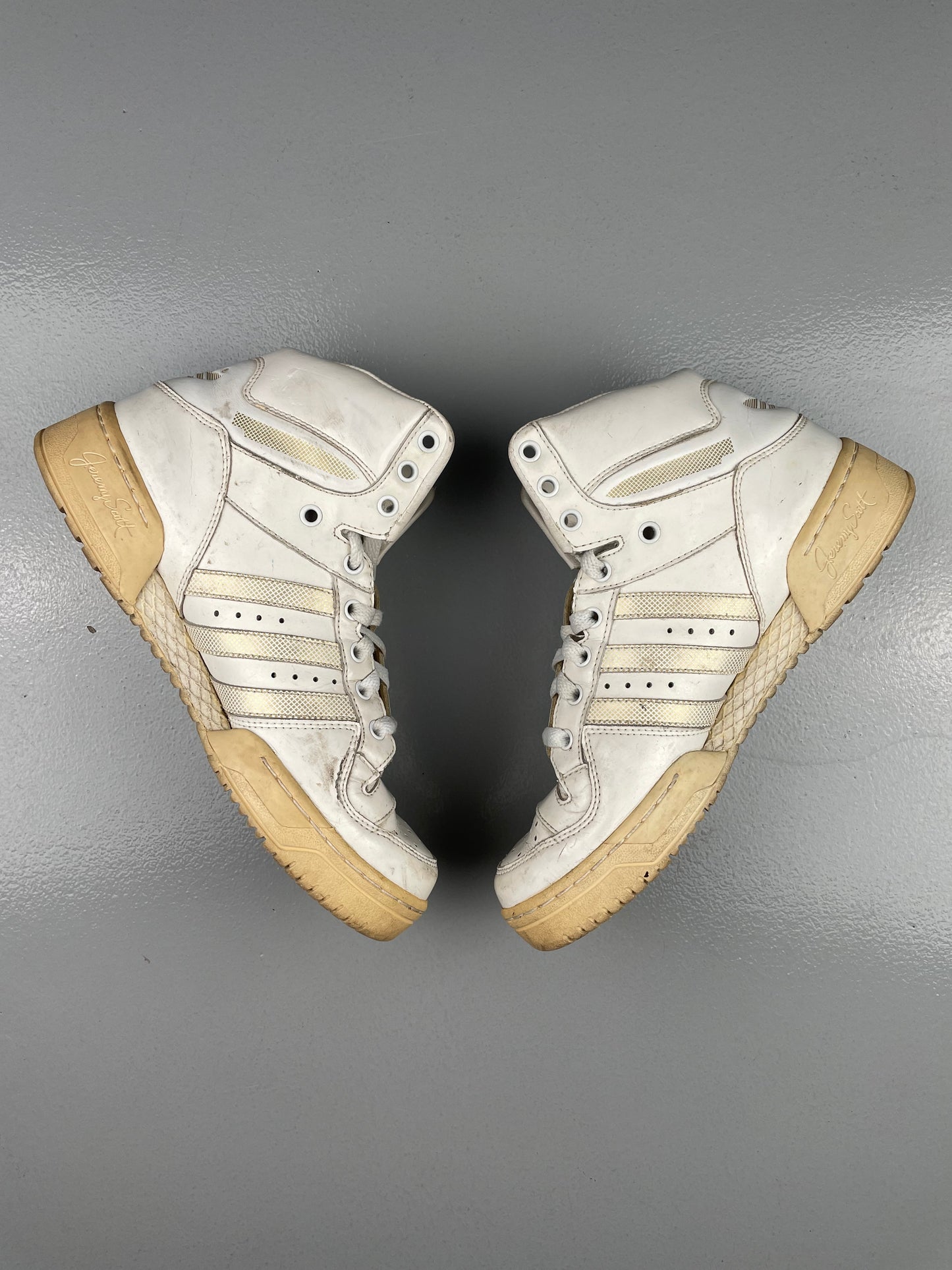 adidas X Jeremy Scott S/S 2010 JS Wings 1.0 white/gold - size 38