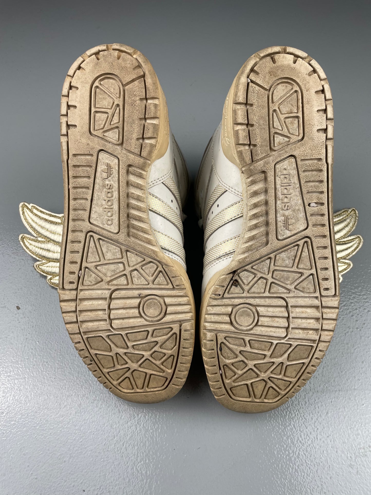 adidas X Jeremy Scott S/S 2010 JS Wings 1.0 white/gold - size 38