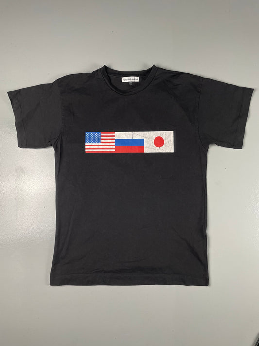 Gosha Rubchinskiy AW18 flags t-shirt - size M
