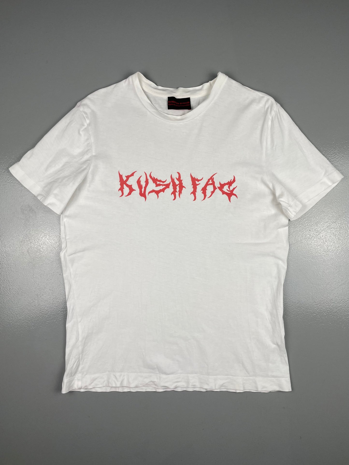 Valentin Fufaev DoublecheeseburgerVF "Kush Fag" t-shirt - size M