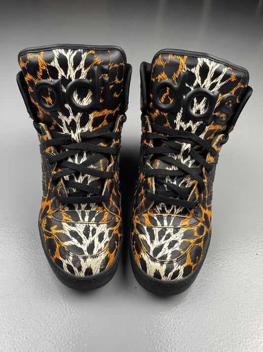 adidas X Jeremy Scott S/S 2014 JS Instinct Hi "Leopard" - size 46