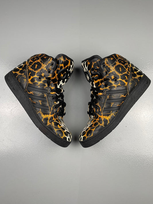 adidas X Jeremy Scott S/S 2014 JS Instinct Hi "Leopard" - size 46