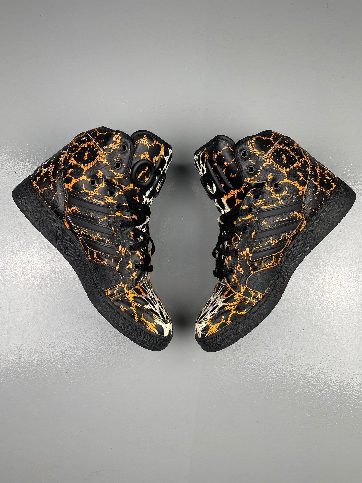 adidas X Jeremy Scott S/S 2014 JS Instinct Hi "Leopard" - size 46